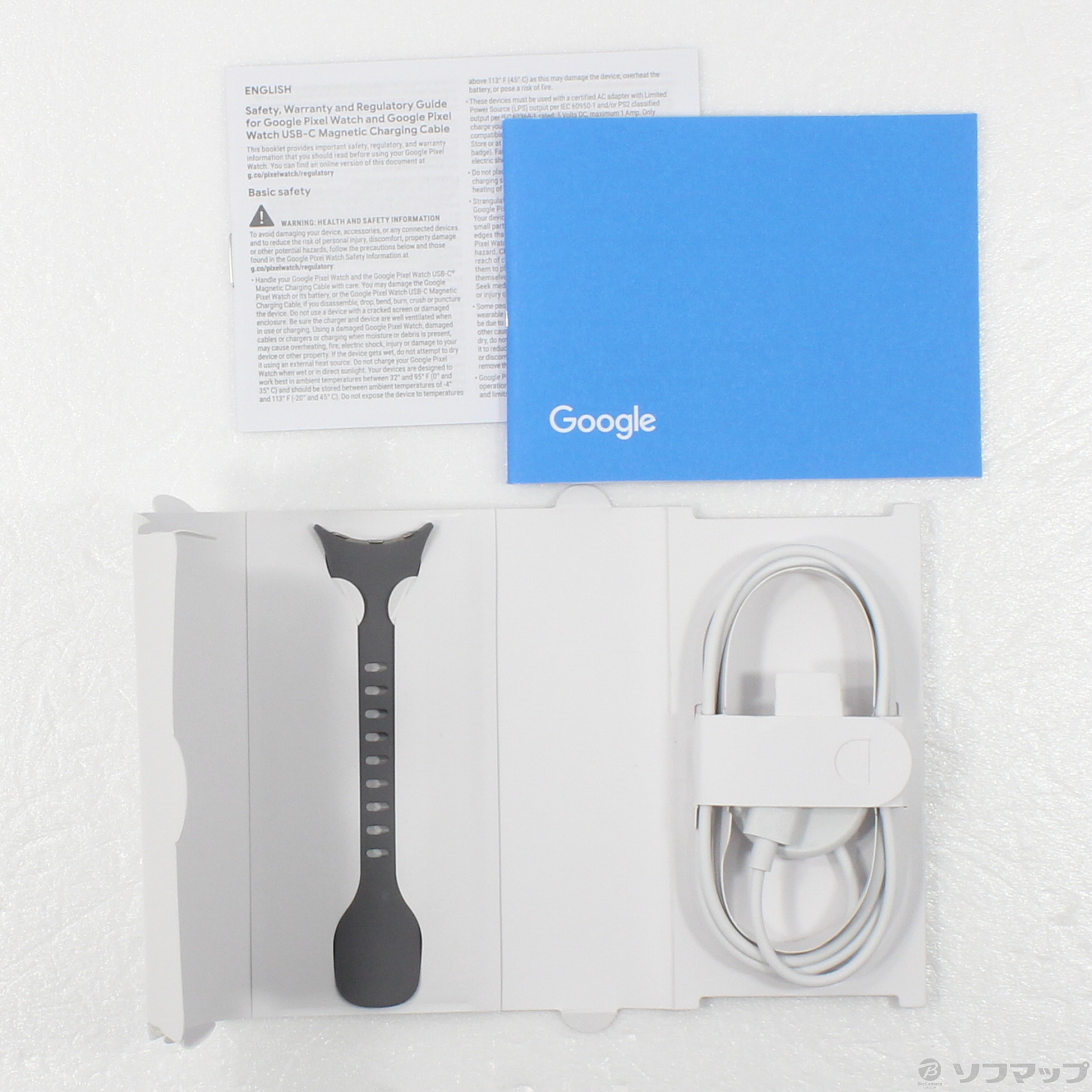 中古】Google Pixel Watch LTE GA04311-TW Polished Silverステンレス