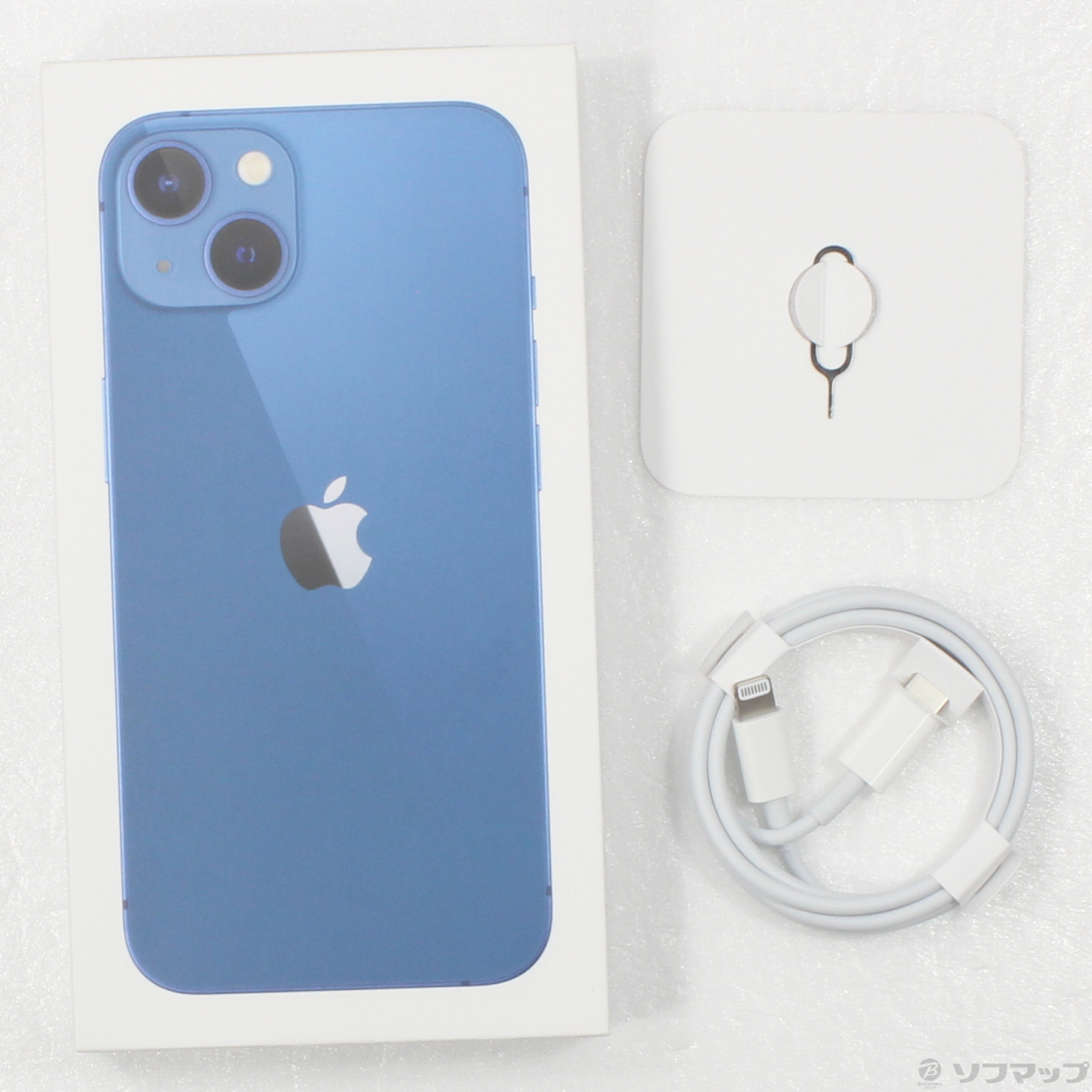 中古】iPhone13 128GB ブルー MLNG3J／A SIMフリー [2133047985097