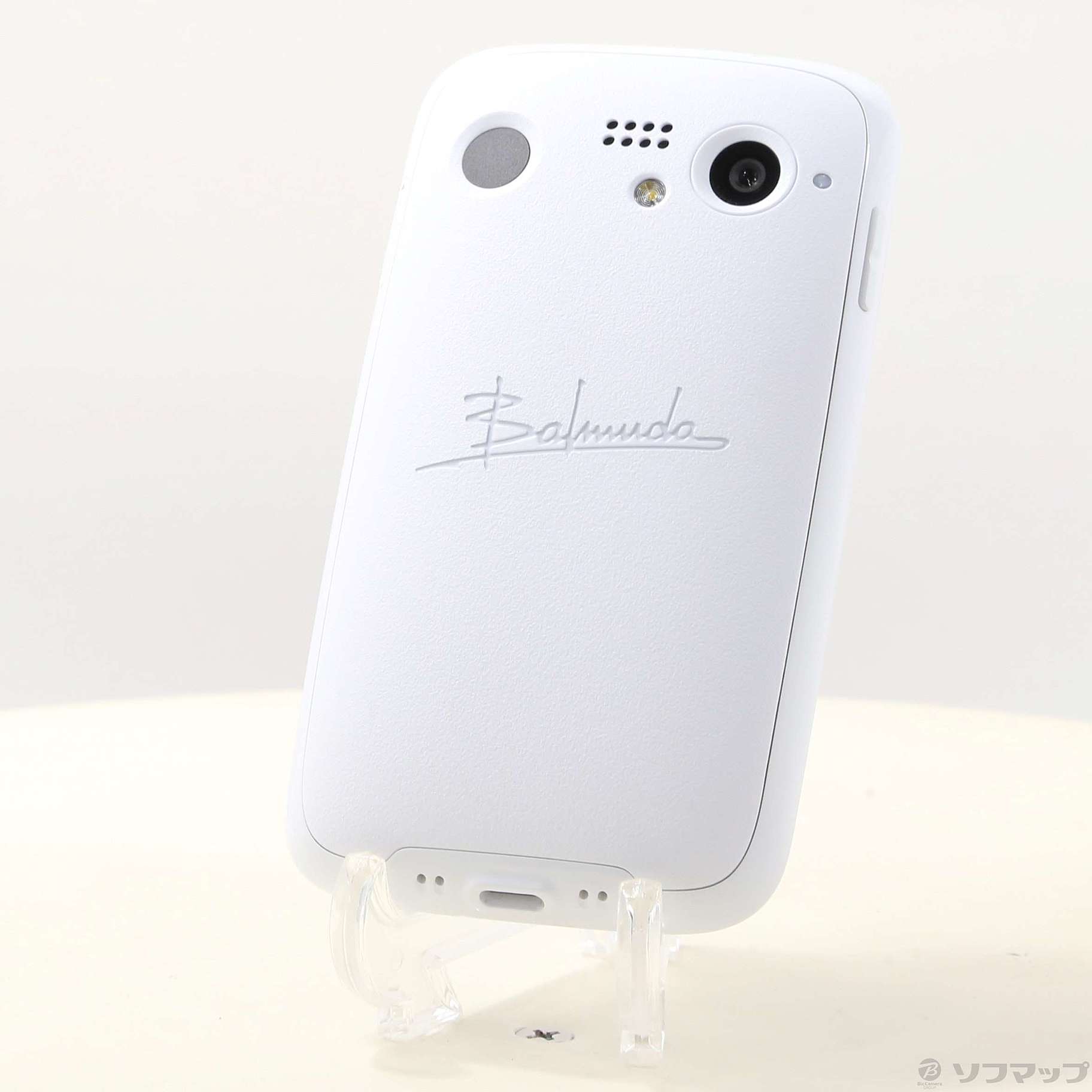 中古】BALMUDA Phone 128GB ホワイト X01A-WH SIMフリー