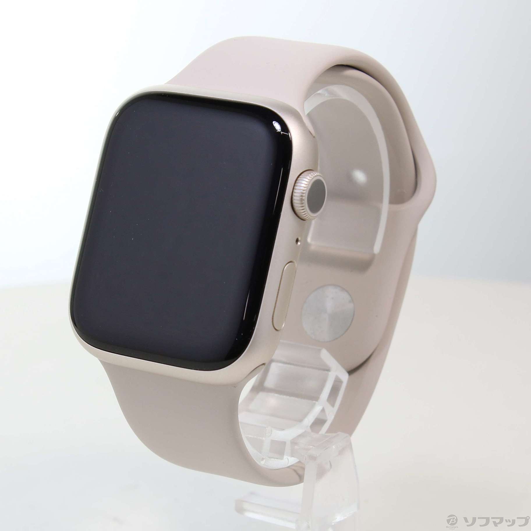 充電スタンド付 apple watch series8 45mm スターライト