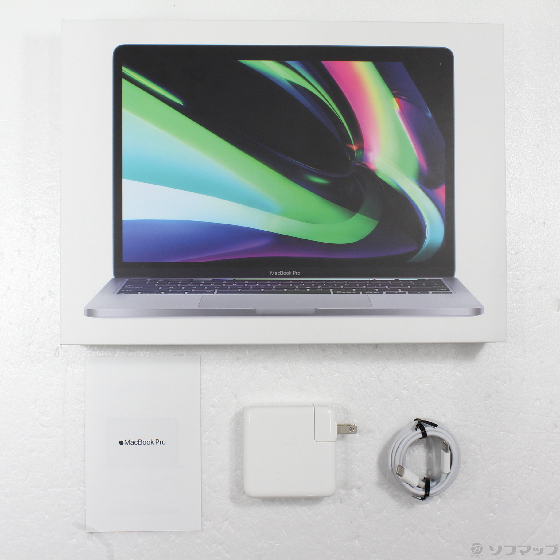MacBook Pro 13.3-inch Late 2020 MYD92J／A Apple M1 8コアCPU_8コアGPU 8GB  SSD512GB スペースグレイ 〔12.6 Monterey〕