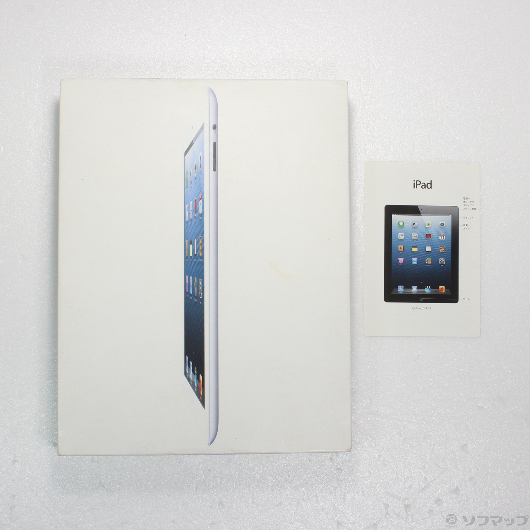 中古】iPad 第4世代 16GB ホワイト MD513J／A Wi-Fi [2133048009655