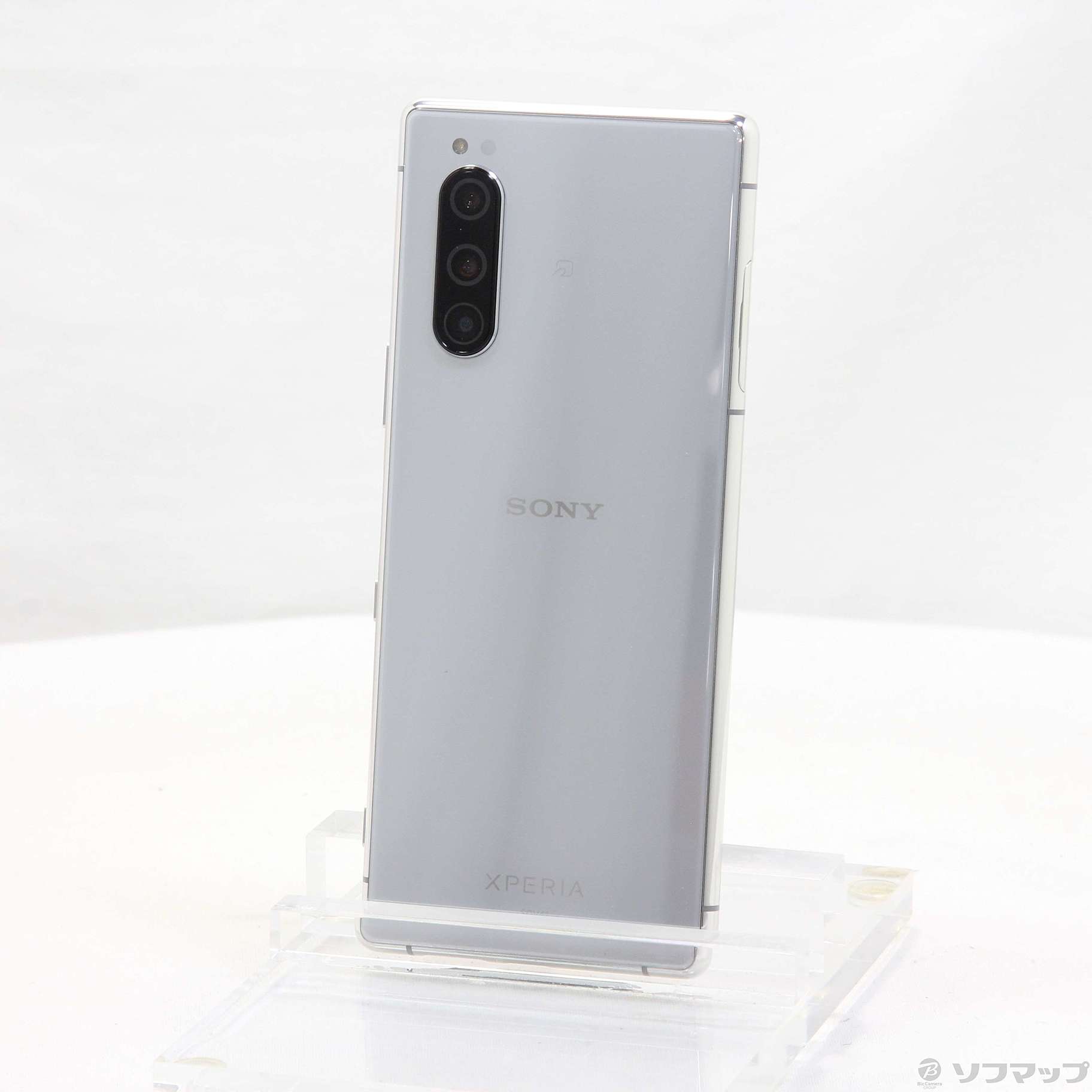 中古】Xperia 5 64GB グレー SOV41 auロック解除SIMフリー