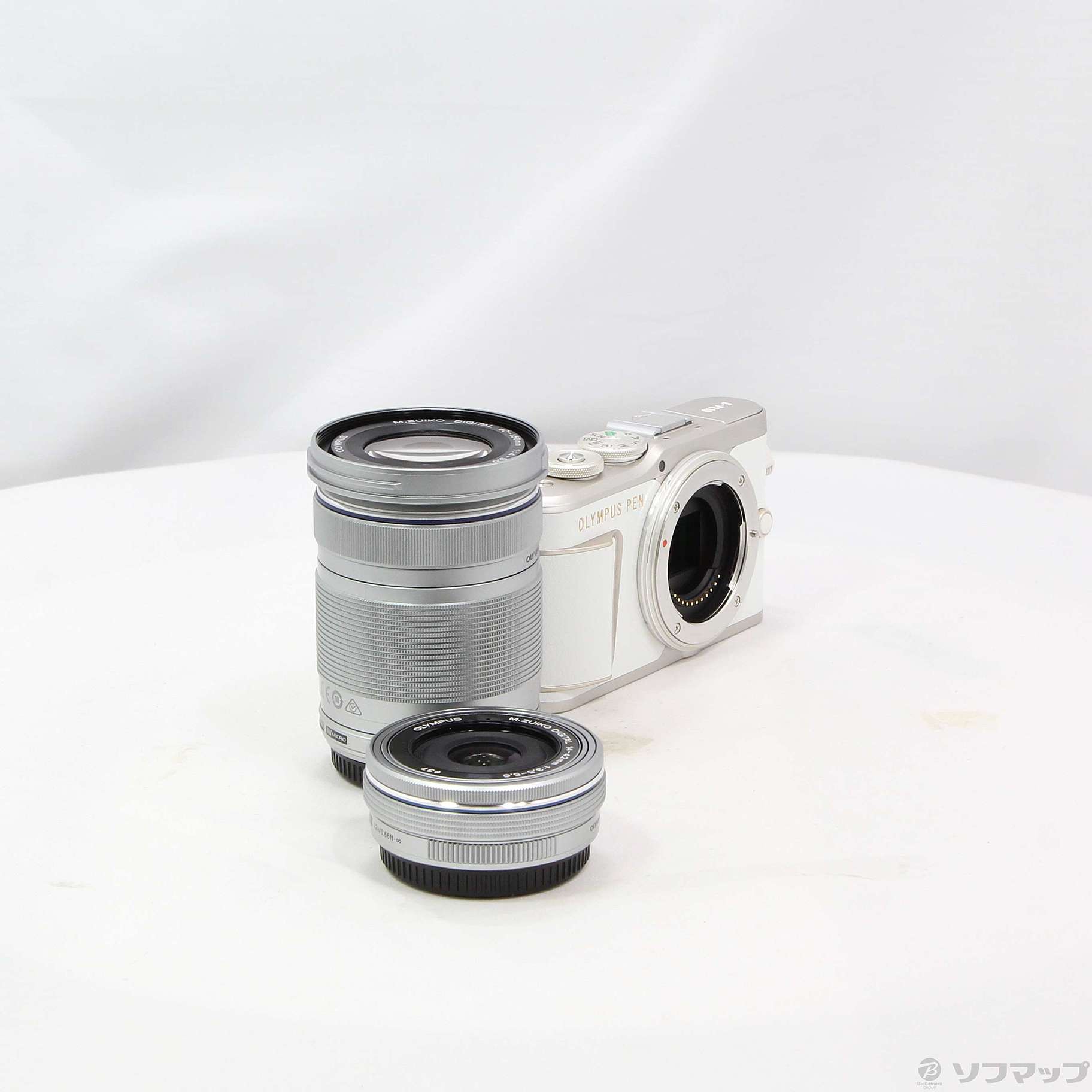 OLYMPUS PEN E-PL10 EZ ダブルズームキット WHITE-