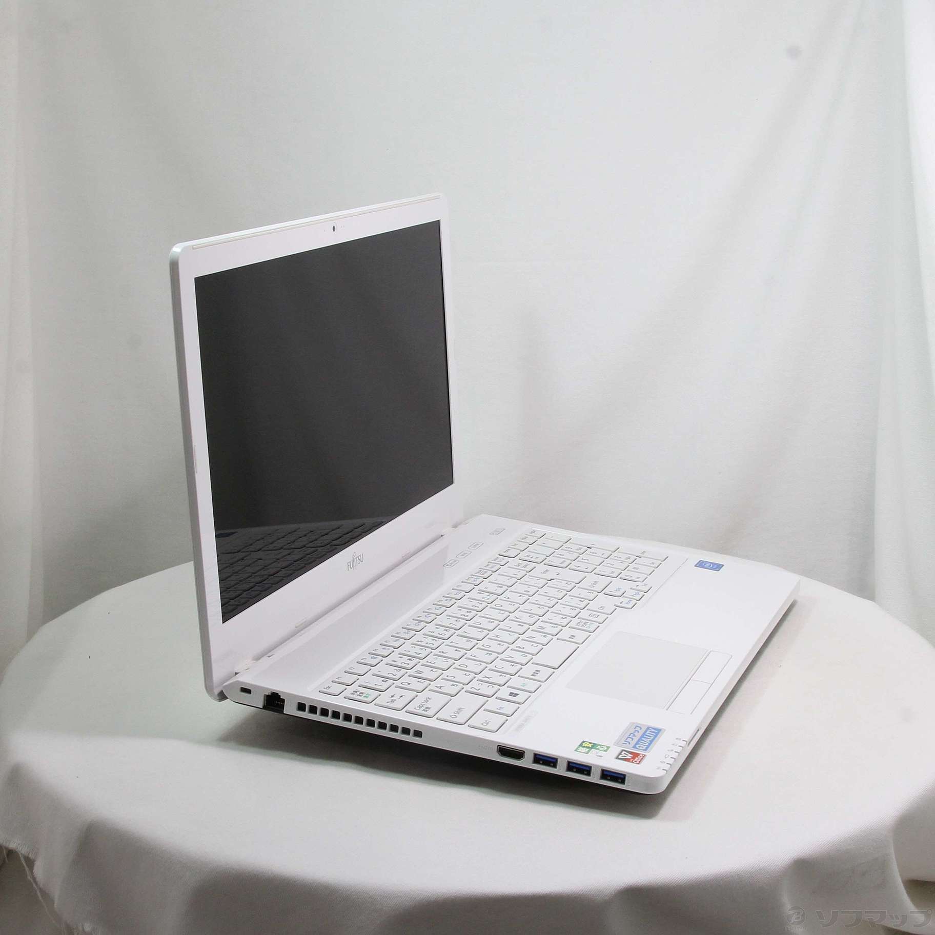 中古】格安安心パソコン LIFEBOOK AH42／X FMVA42XW アーバンホワイト