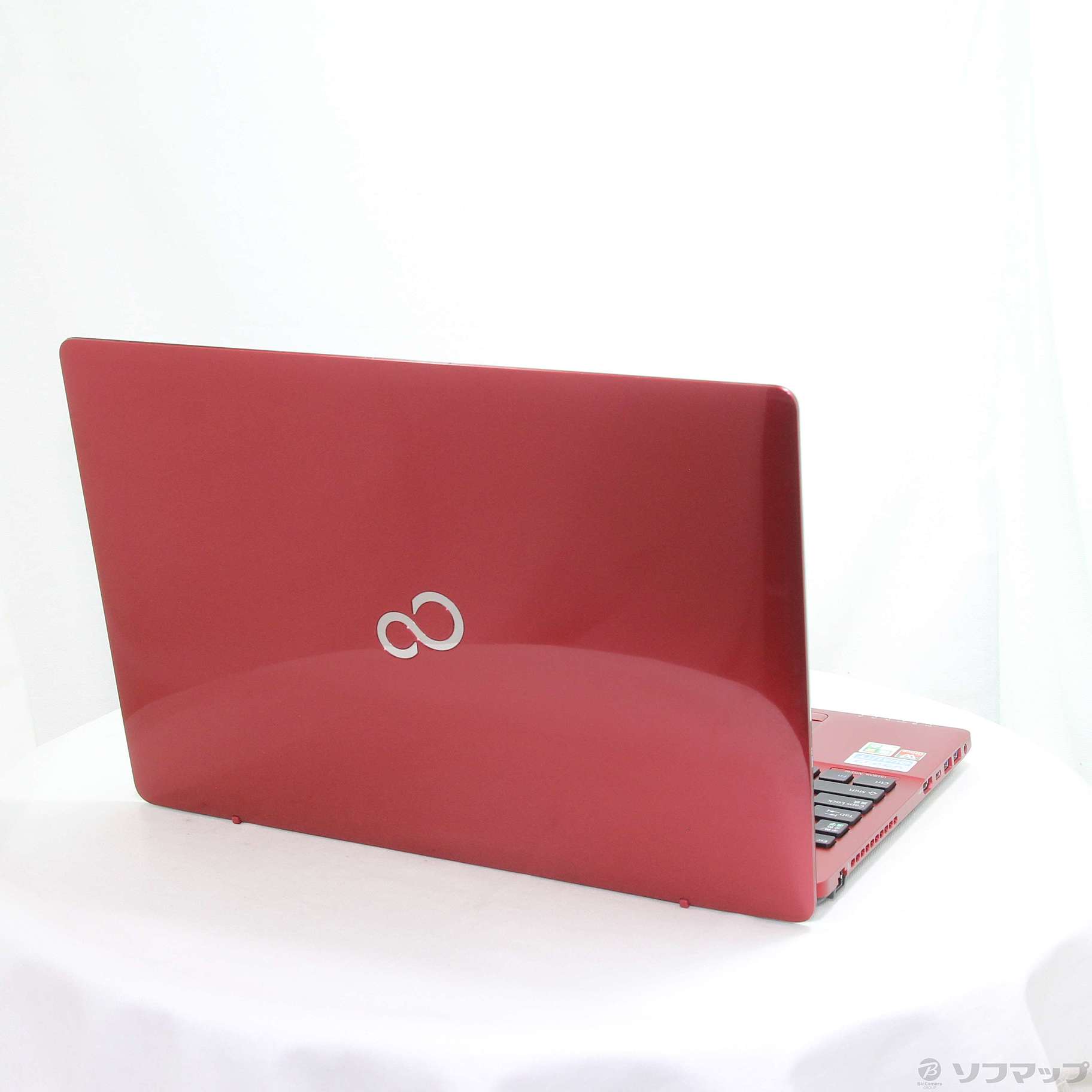 中古品〕 格安安心パソコン LIFEBOOK AH45／B2 FMVA45B2R ルビーレッド