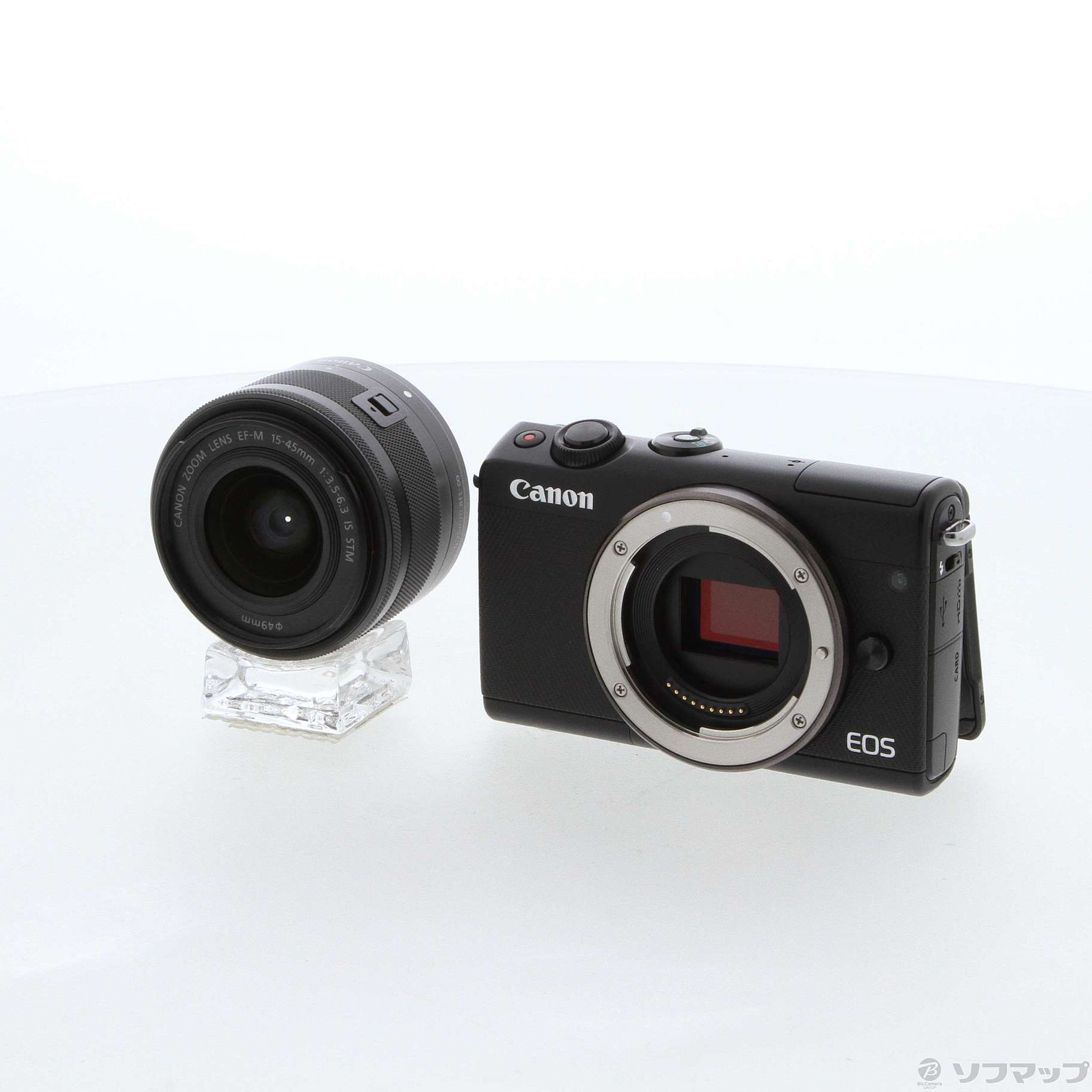 新品☆Canon EOS M100 レンズキット ブラック - ミラーレス一眼