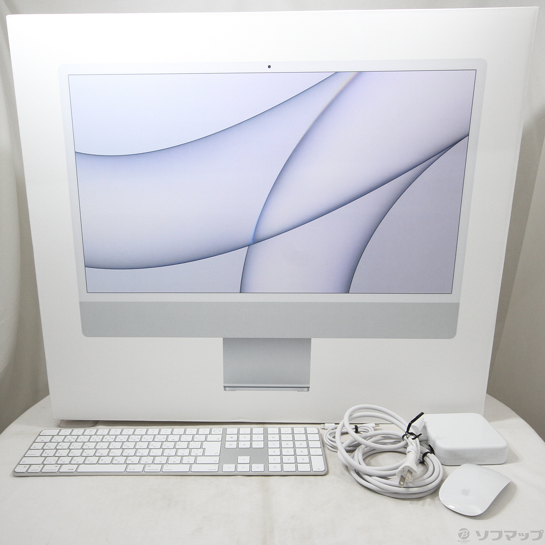 美品｜24インチ シルバー iMac 4.5K Retinaディスプレイモデル - Mac 