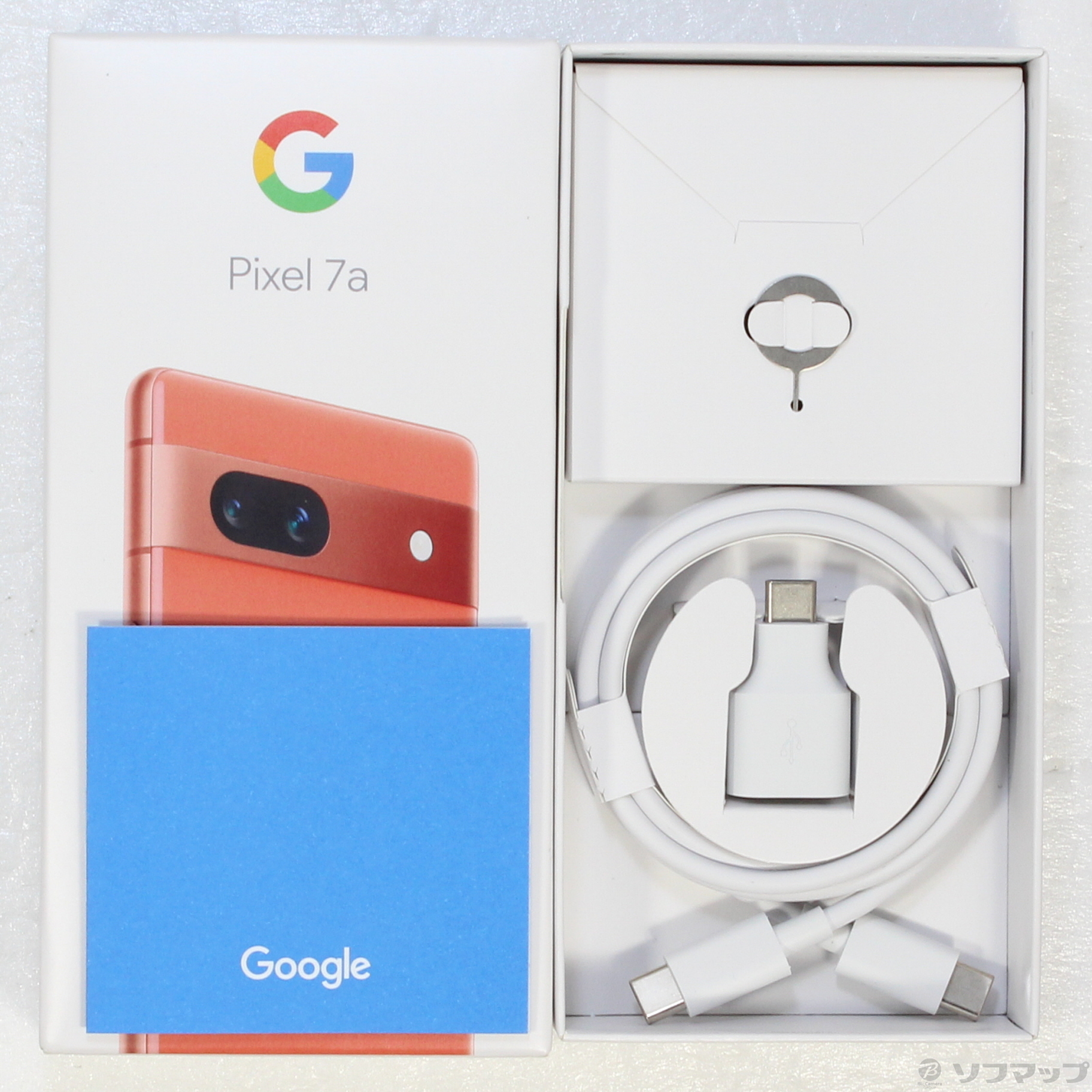 中古】Google Pixel 7a 128GB コーラル GA04438-JP SIMフリー