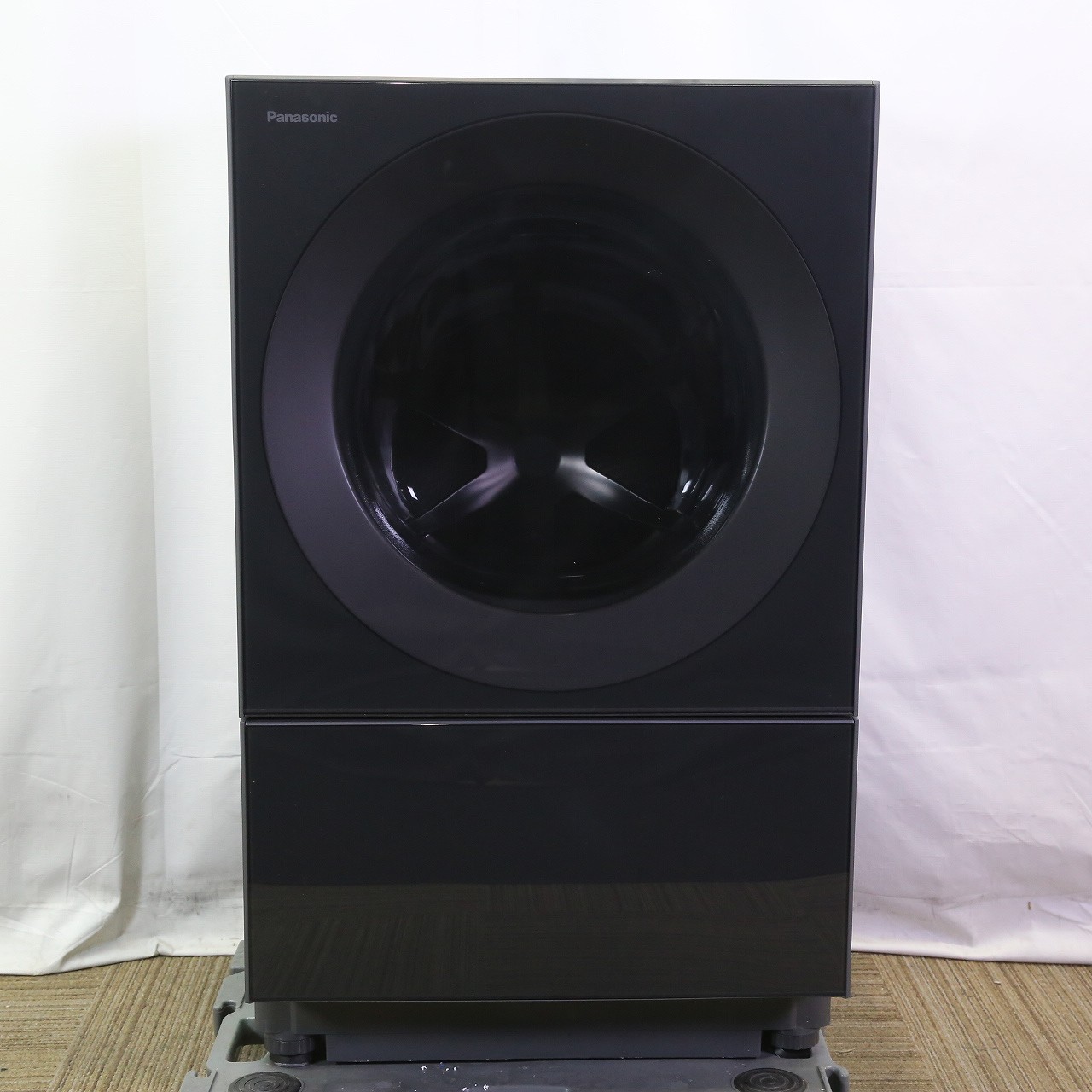 〔中古品〕 ドラム式洗濯乾燥機 Cuble（キューブル） スモーキーブラック NA-VG2700L-K ［洗濯10.0kg ／乾燥5.0kg  ／ヒーター乾燥(排気タイプ) ／左開き］