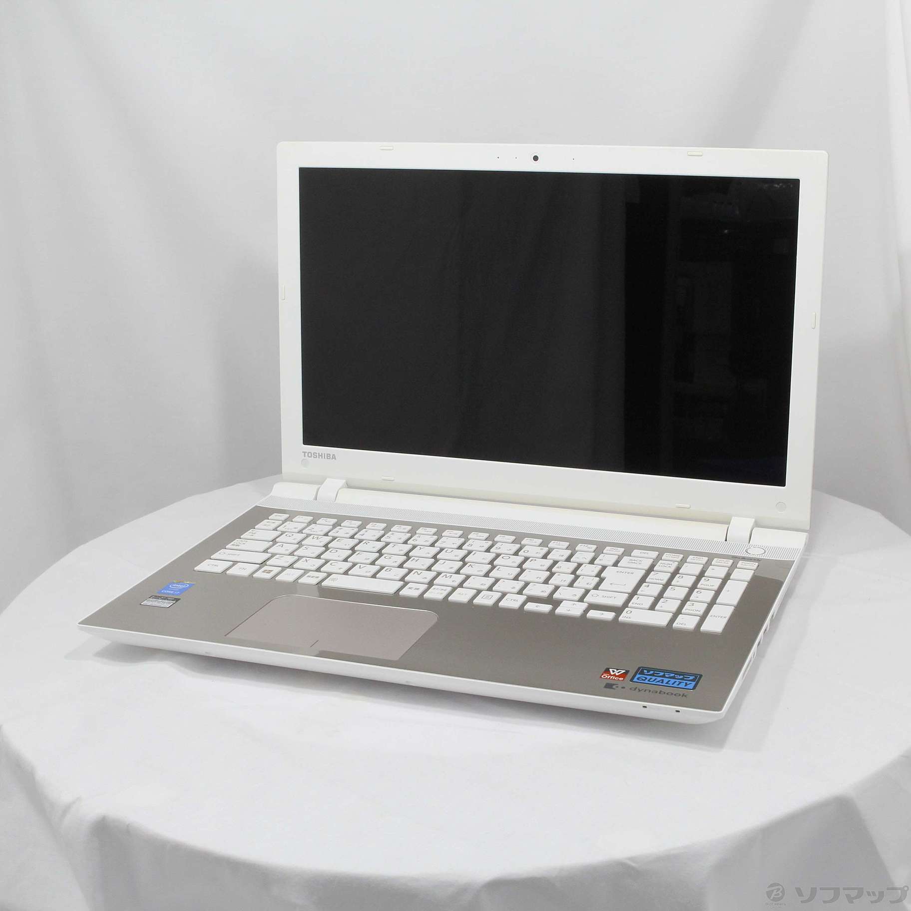 中古】dynabook T75／TG PT75TGP-BWA サテンゴールド 〔Windows 10