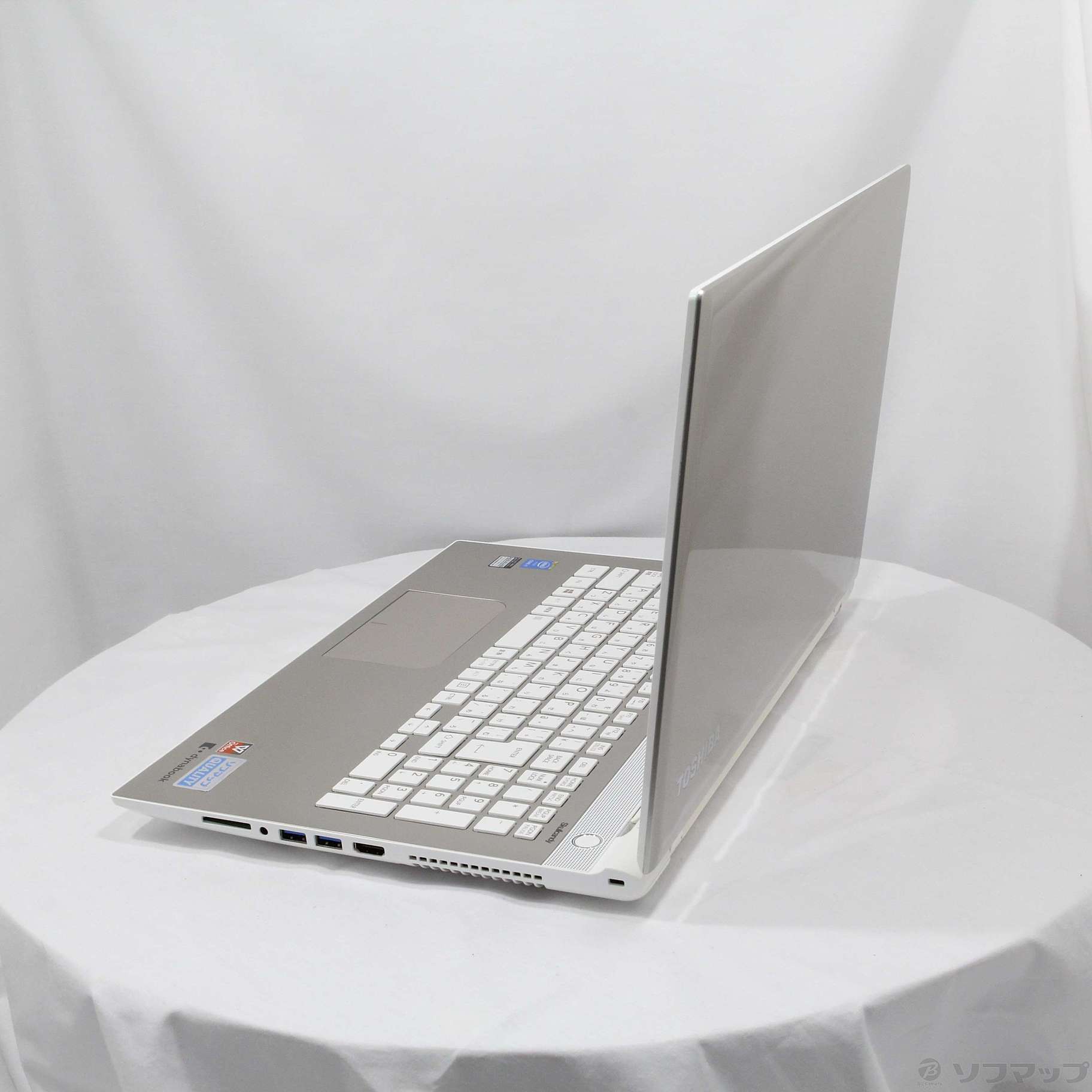 中古】dynabook T75／TG PT75TGP-BWA サテンゴールド 〔Windows