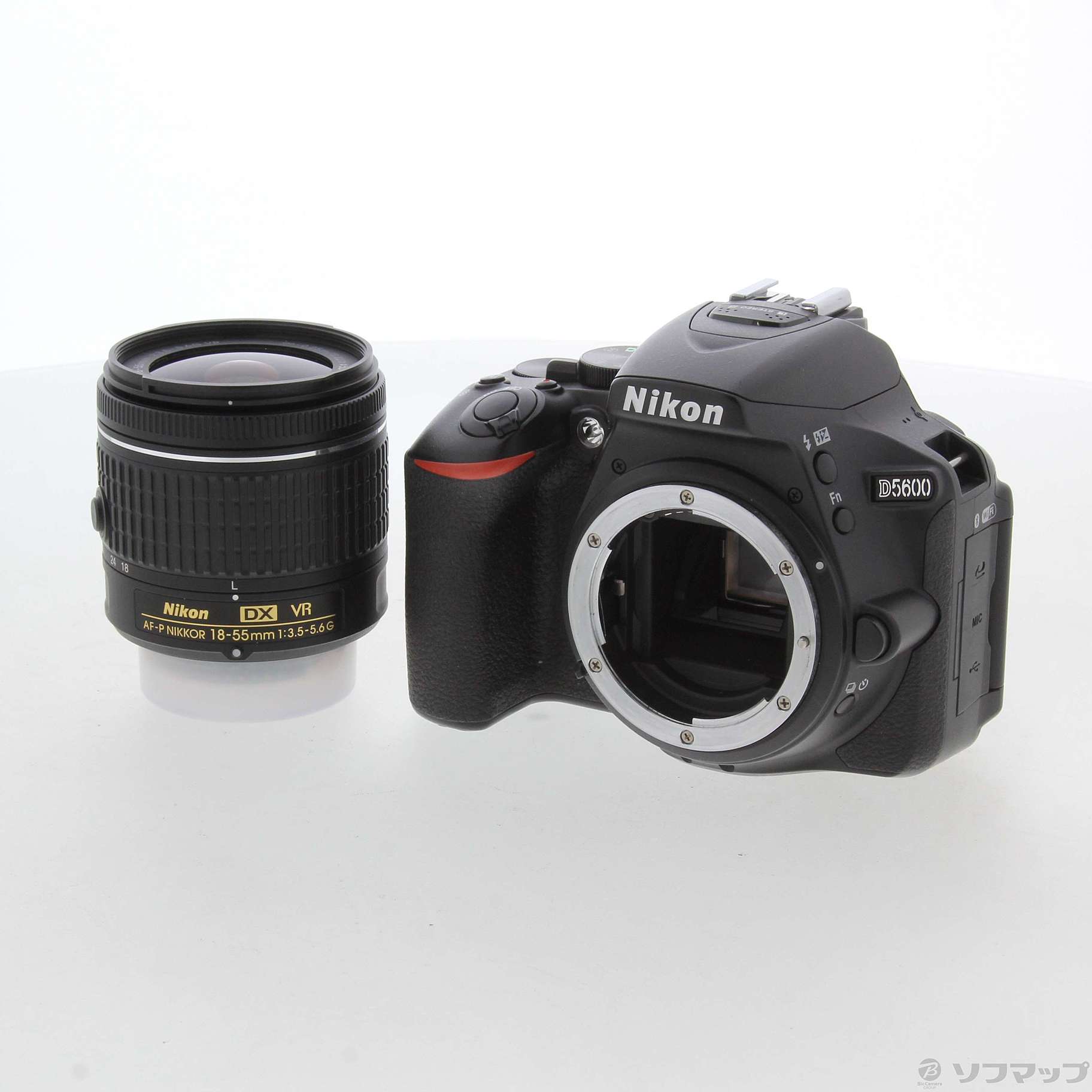 中古】NIKON D5600 18-55 VR レンズキット ブラック [2133048083570