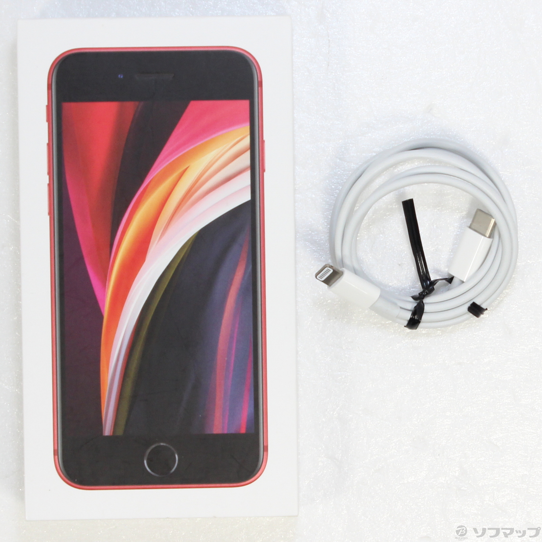 中古】iPhone SE 第2世代 128GB プロダクトレッド MHGV3J／A SIMフリー