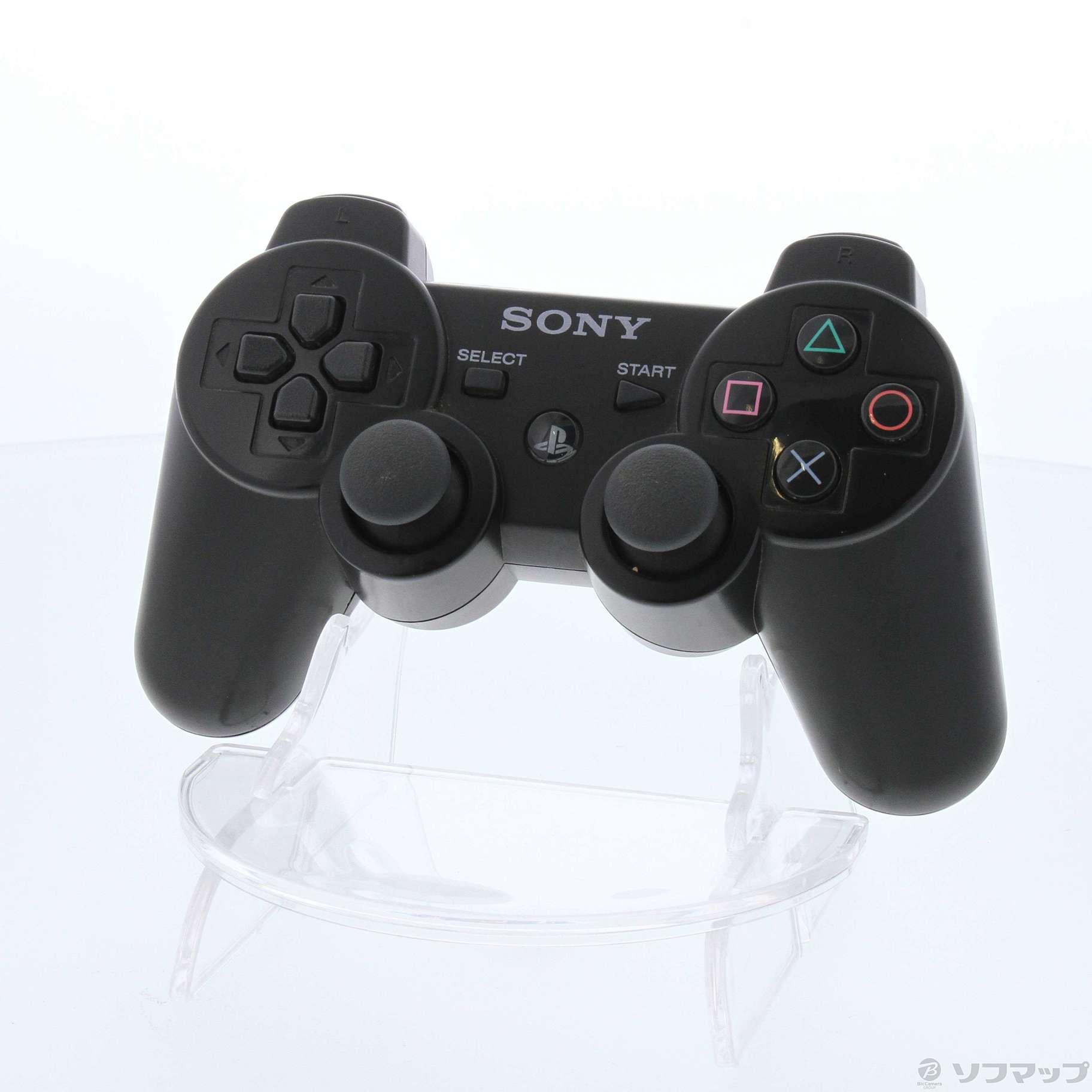 中古】ワイヤレスコントローラー DUALSHOCK3 クリアブラック 【PS3