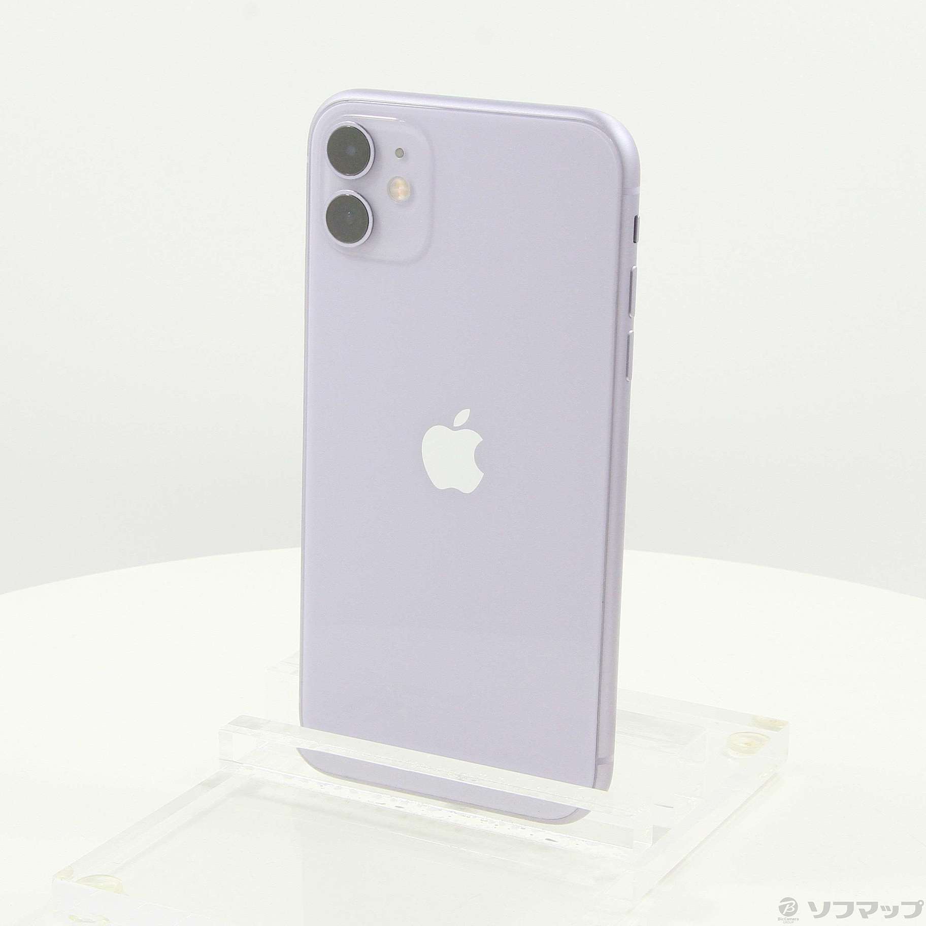 中古】iPhone11 128GB パープル MWM52J／A SIMフリー [2133048100604