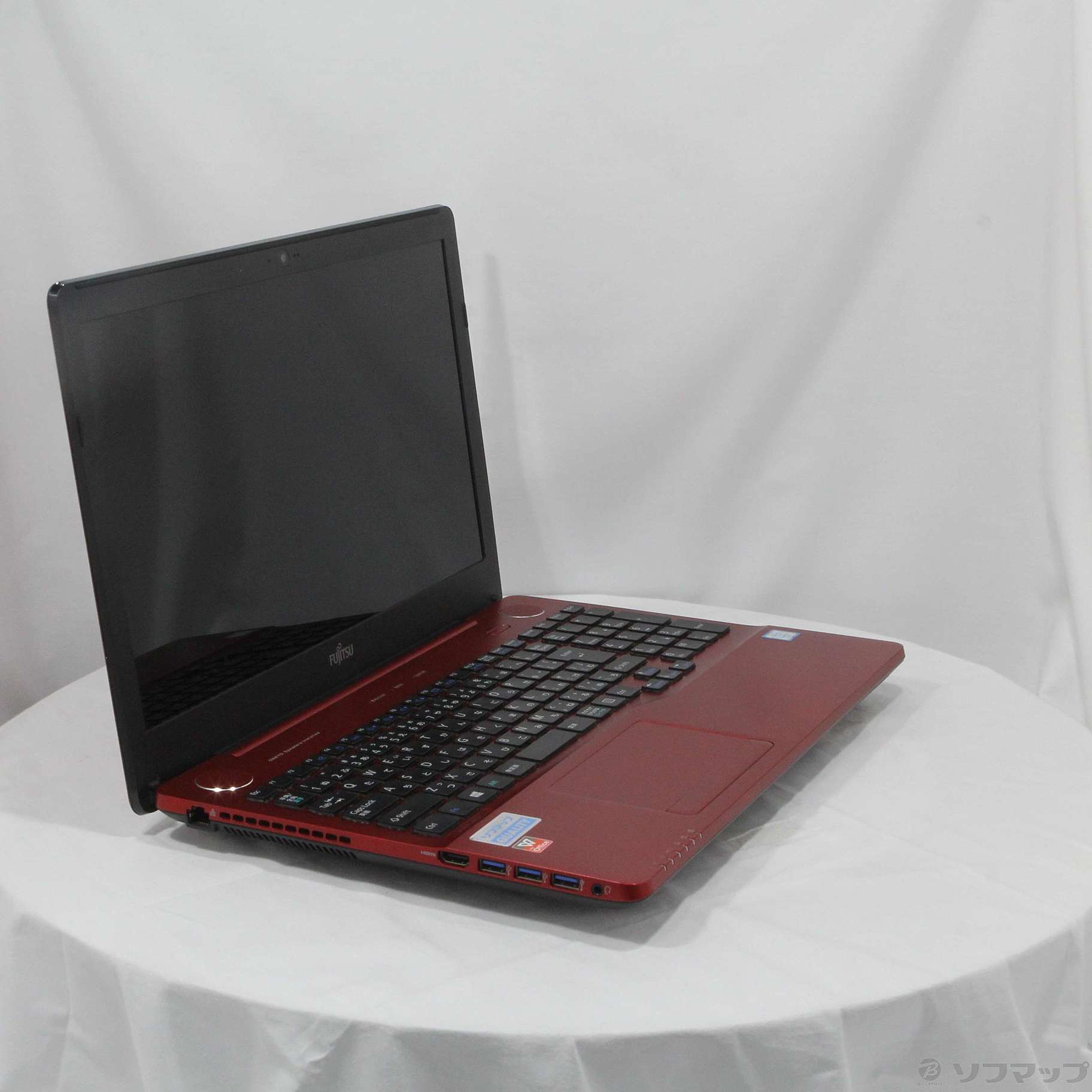 中古】LIFEBOOK AH53／X FMVA53XR ルビーレッド 〔Windows 10