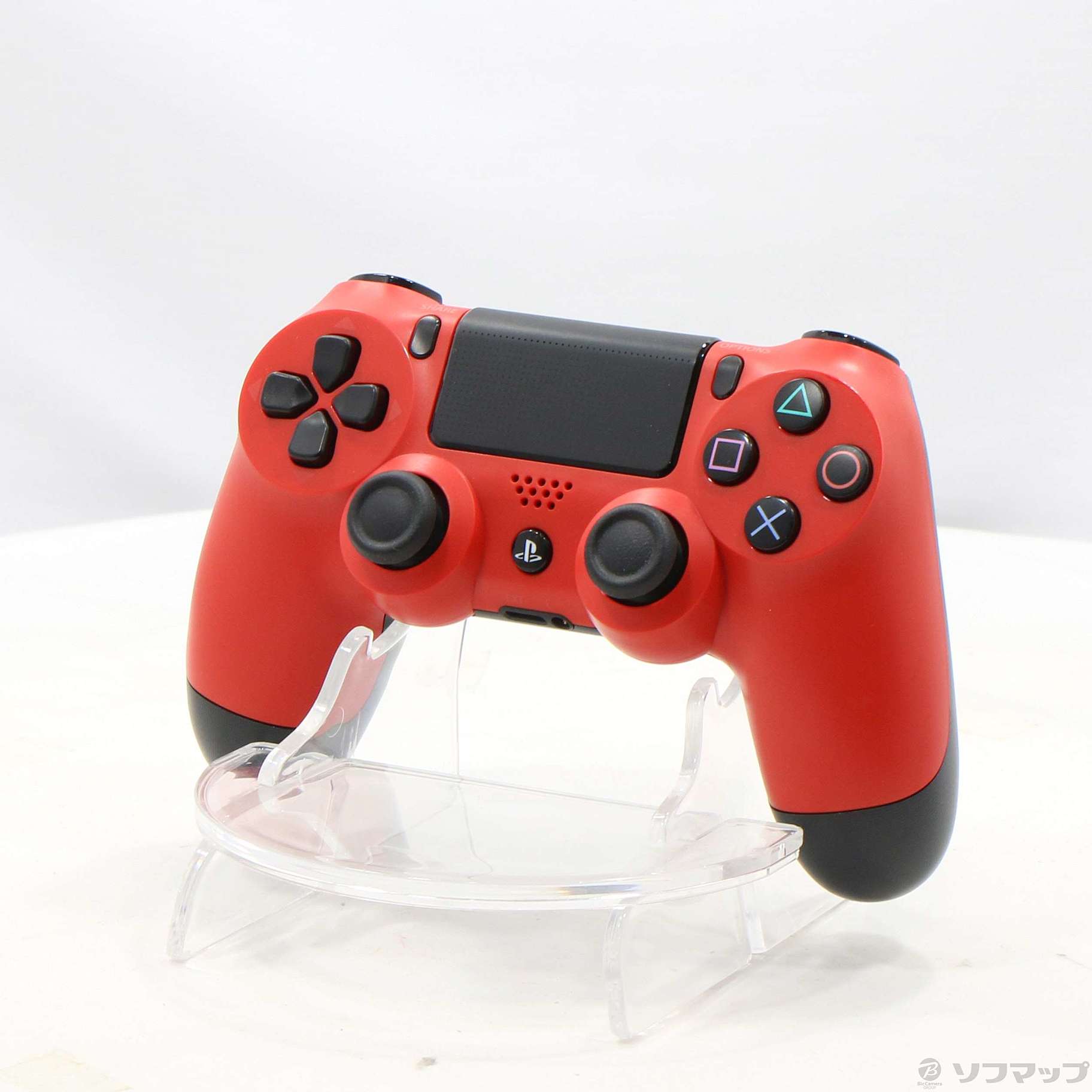 中古】ワイヤレスコントローラー DUALSHOCK4 マグマ・レッド 【PS4】 [2133048108365] - リコレ！|ビックカメラグループ  ソフマップの中古通販サイト