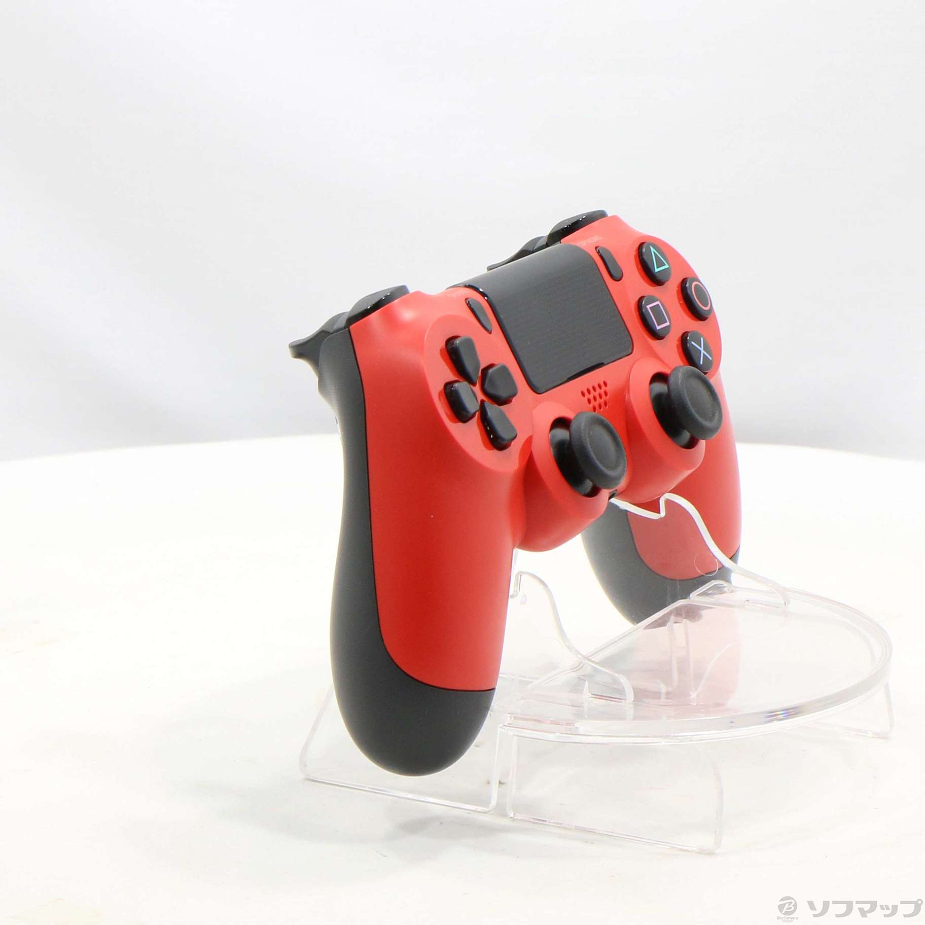 中古】ワイヤレスコントローラー DUALSHOCK4 マグマ・レッド 【PS4