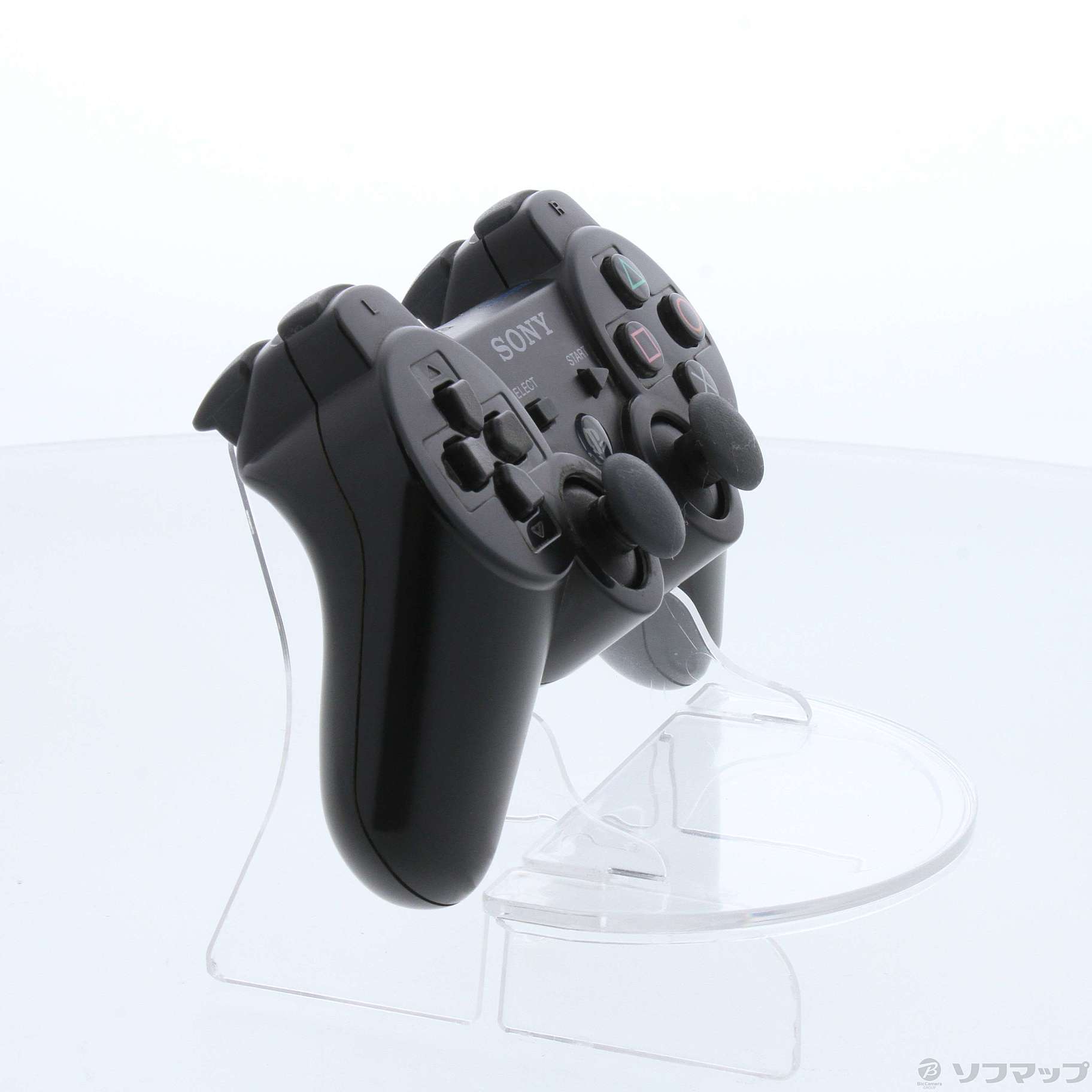 中古】ワイヤレスコントローラー DUALSHOCK3 クリアブラック 【PS3