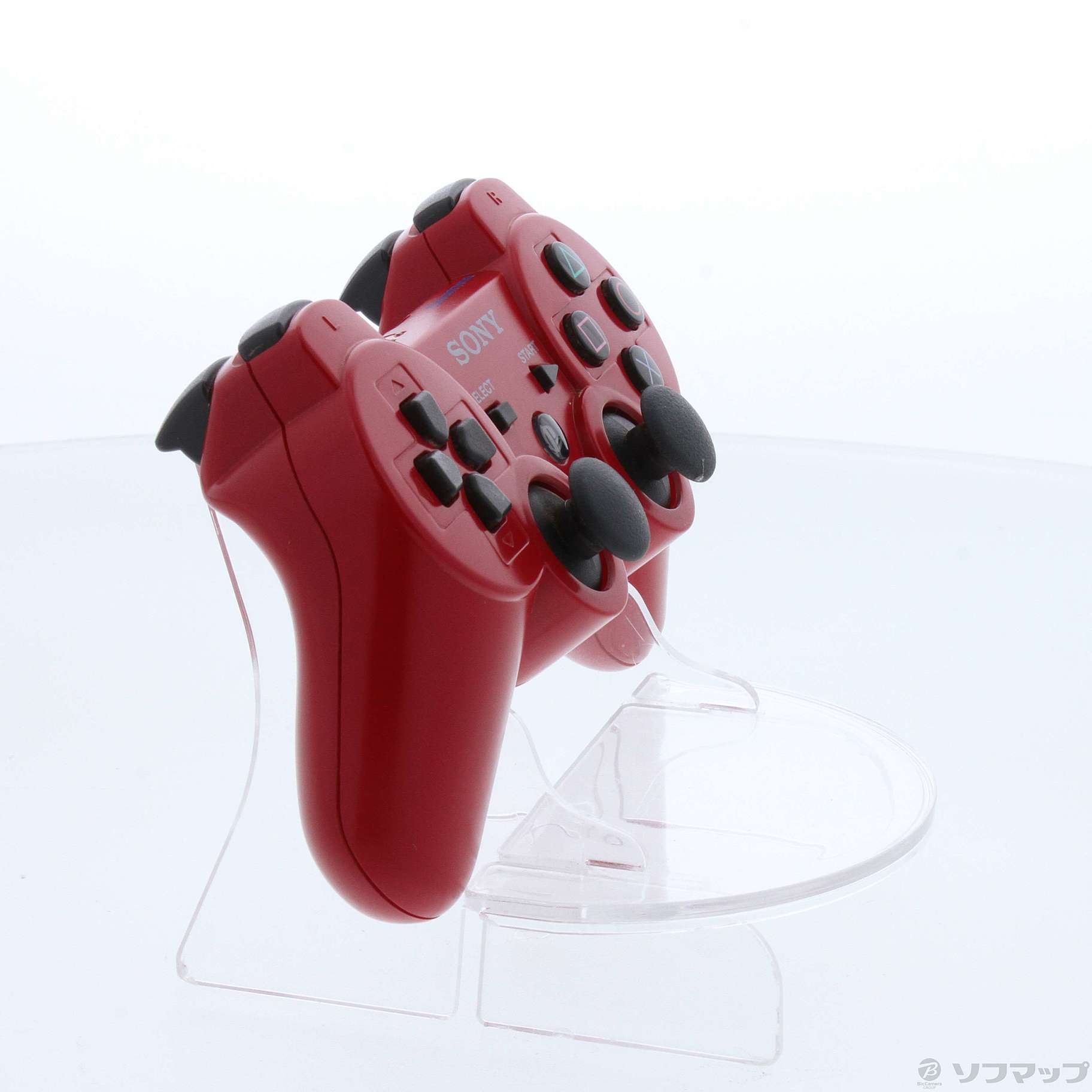 中古】ワイヤレスコントローラー DUALSHOCK3 ディープレッド