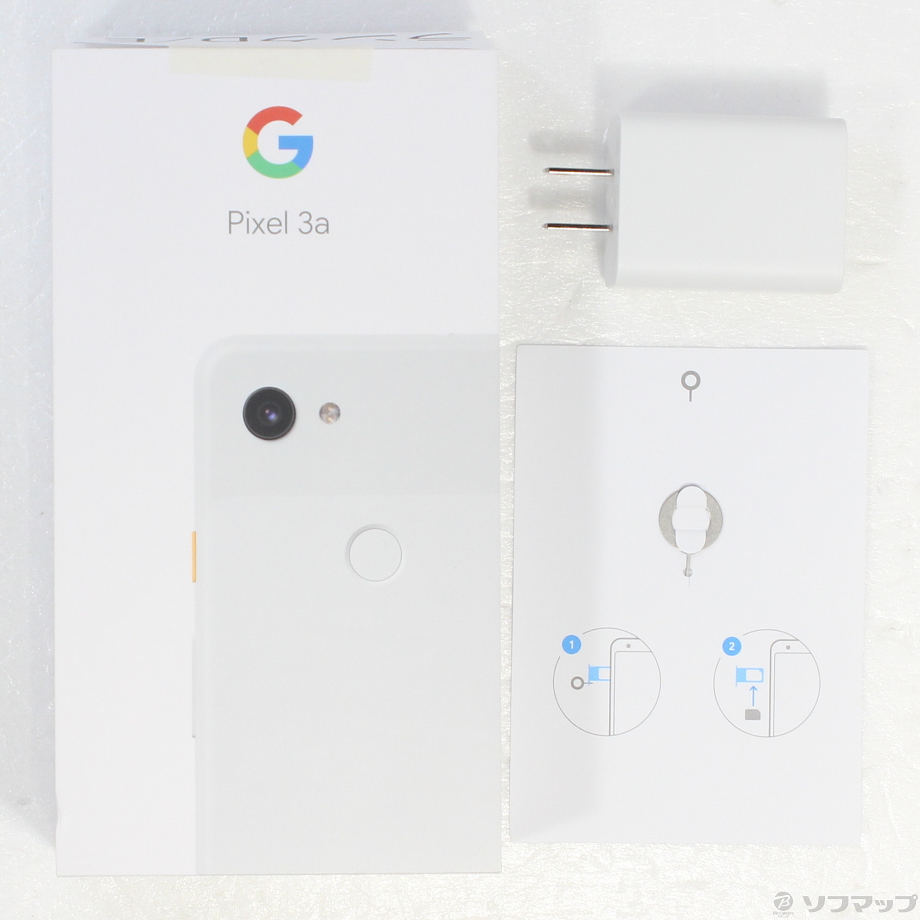 中古】Google Pixel 3a 64GB クリアリーホワイト SBGOPIX3A SoftBank