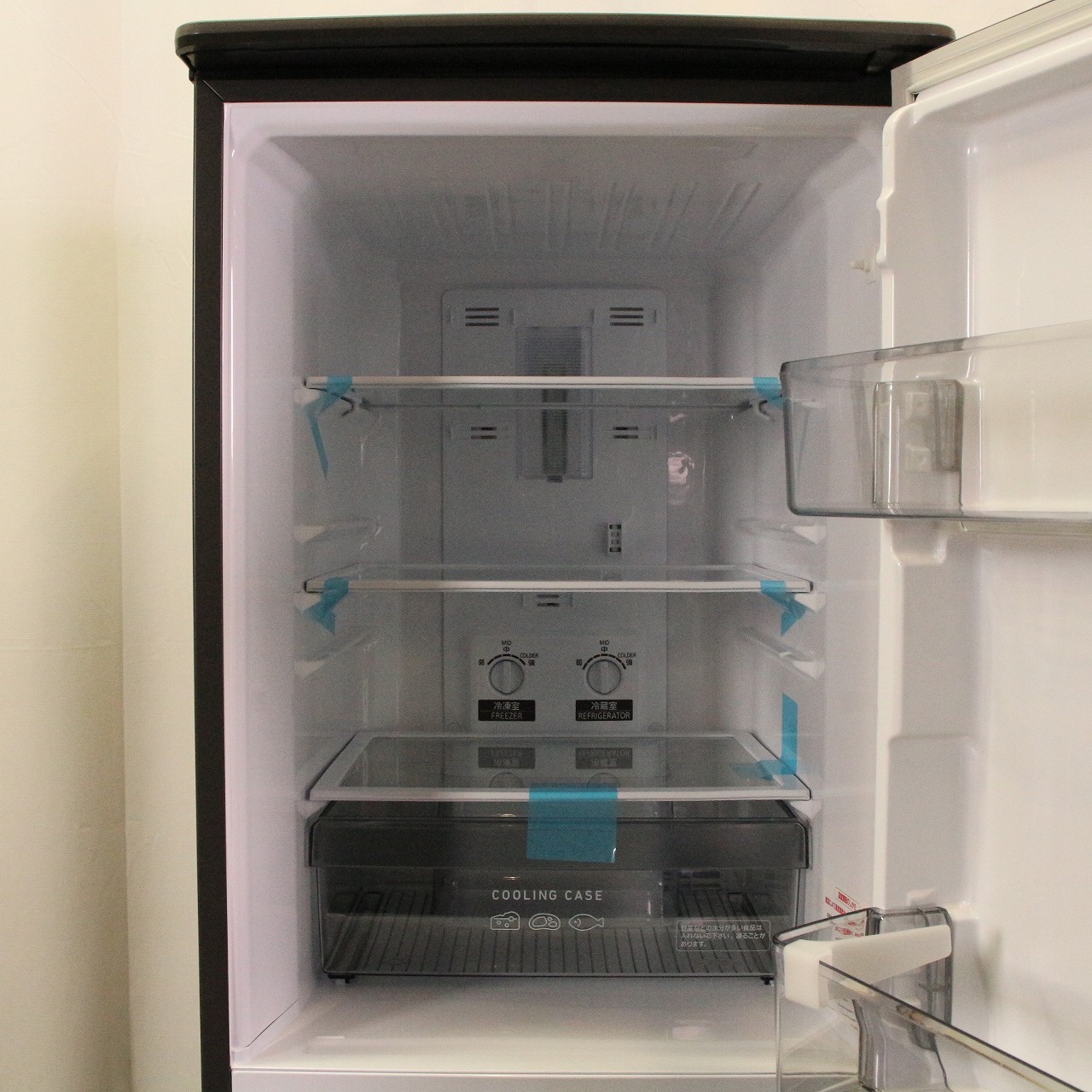 中古】〔展示品〕 冷蔵庫 マットチャコール MR-P15H-H ［約48cm ／1