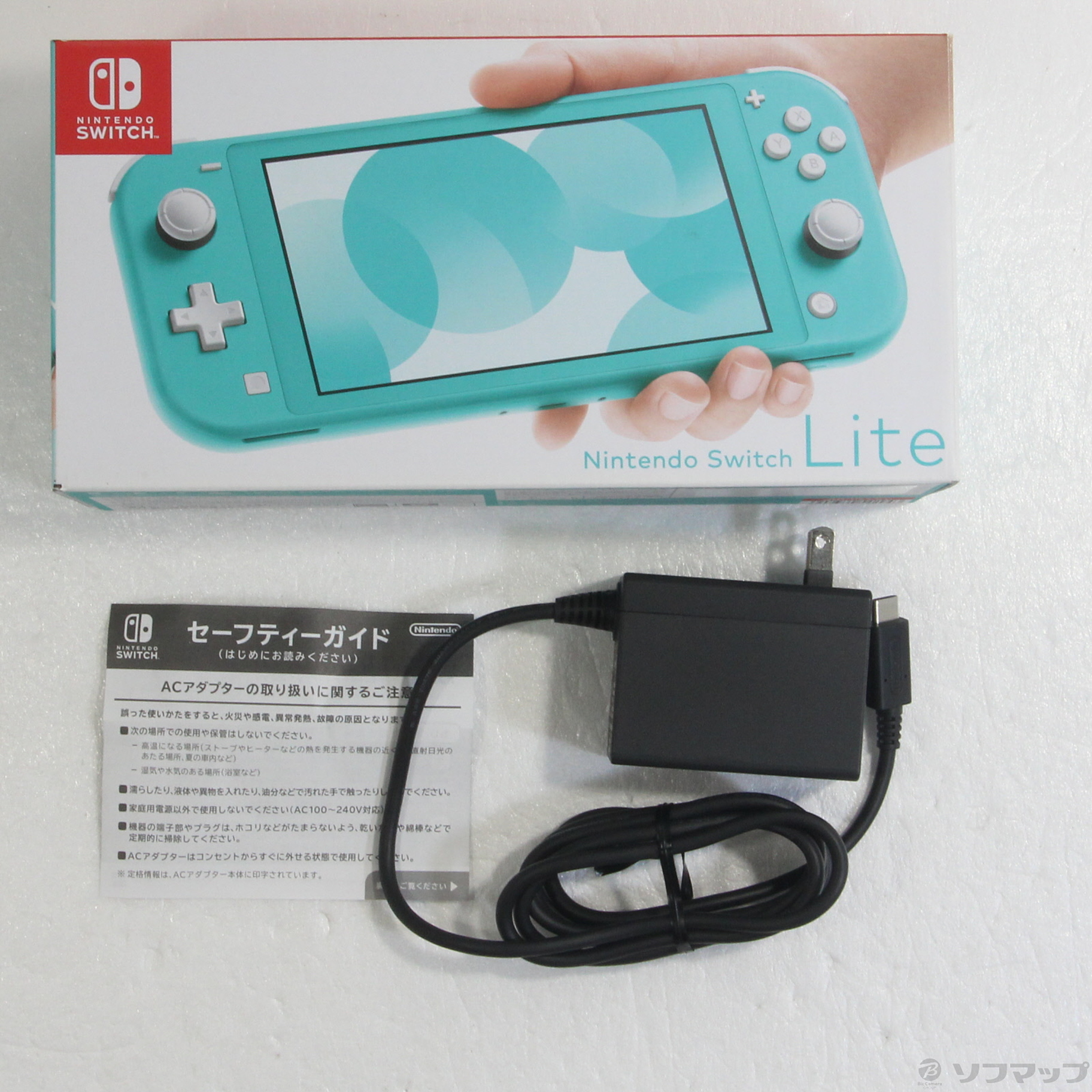 Nintendo Switch lite ターコイズ 付属品:箱/電源AC-