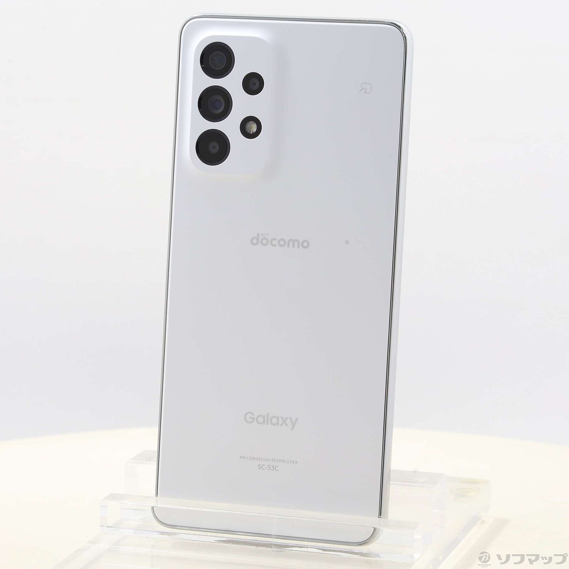 中古】Galaxy A53 5G 128GB オーサムホワイト SC-53C docomoロック解除