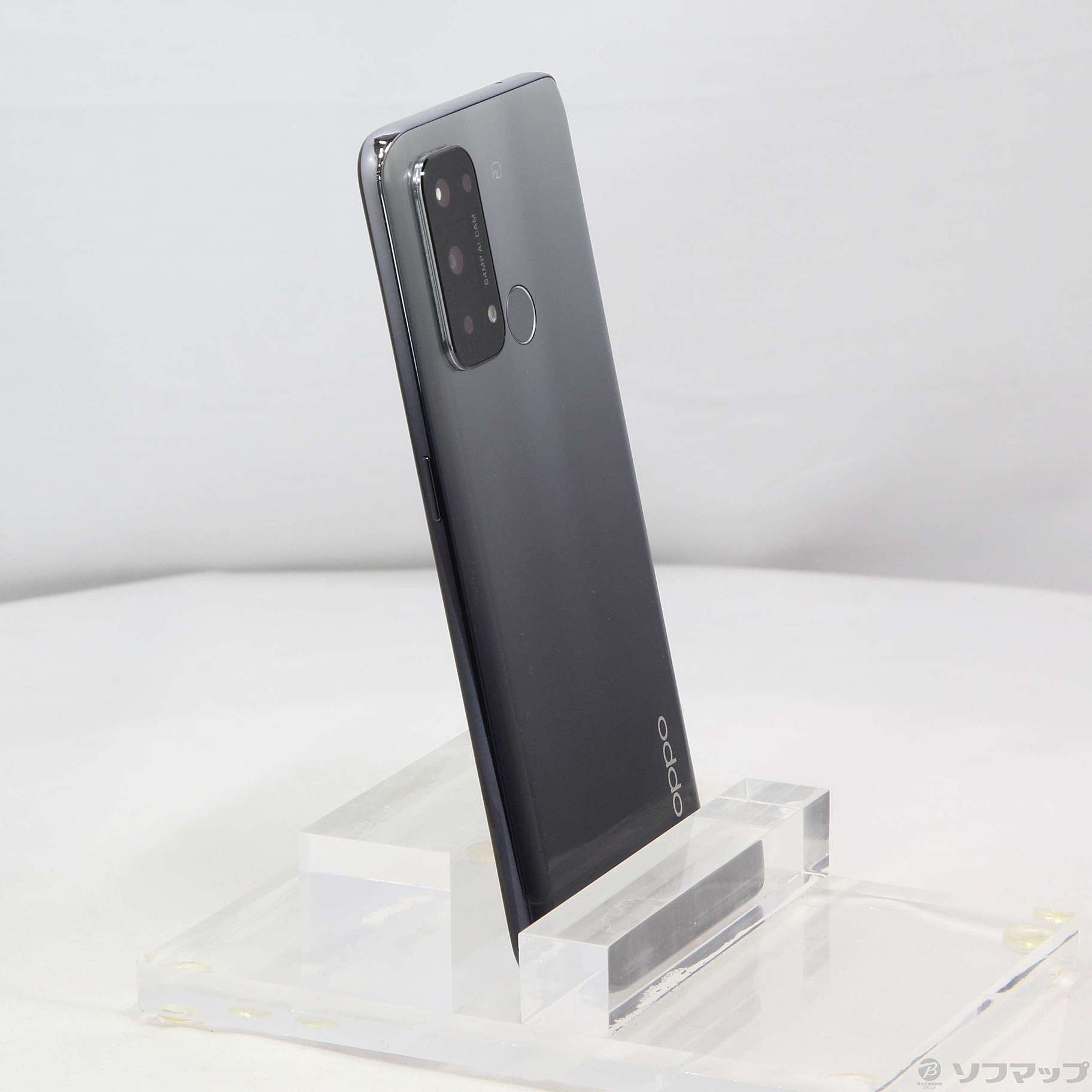 中古】OPPO Reno5 A 128GB シルバーブラック A101OP Y!mobile