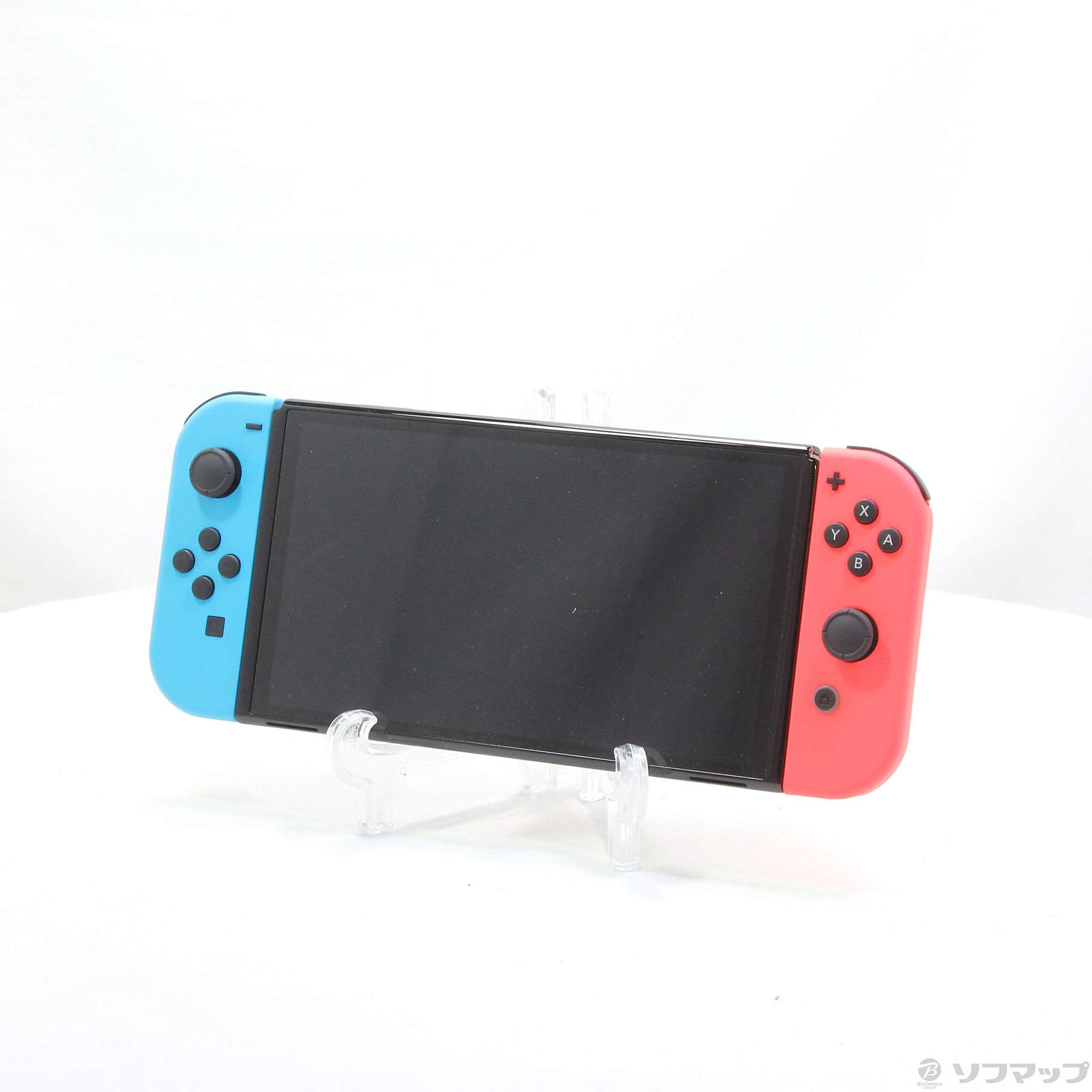 中古】Nintendo Switch 有機ELモデル Joy-Con(L) ネオンブルー／(R