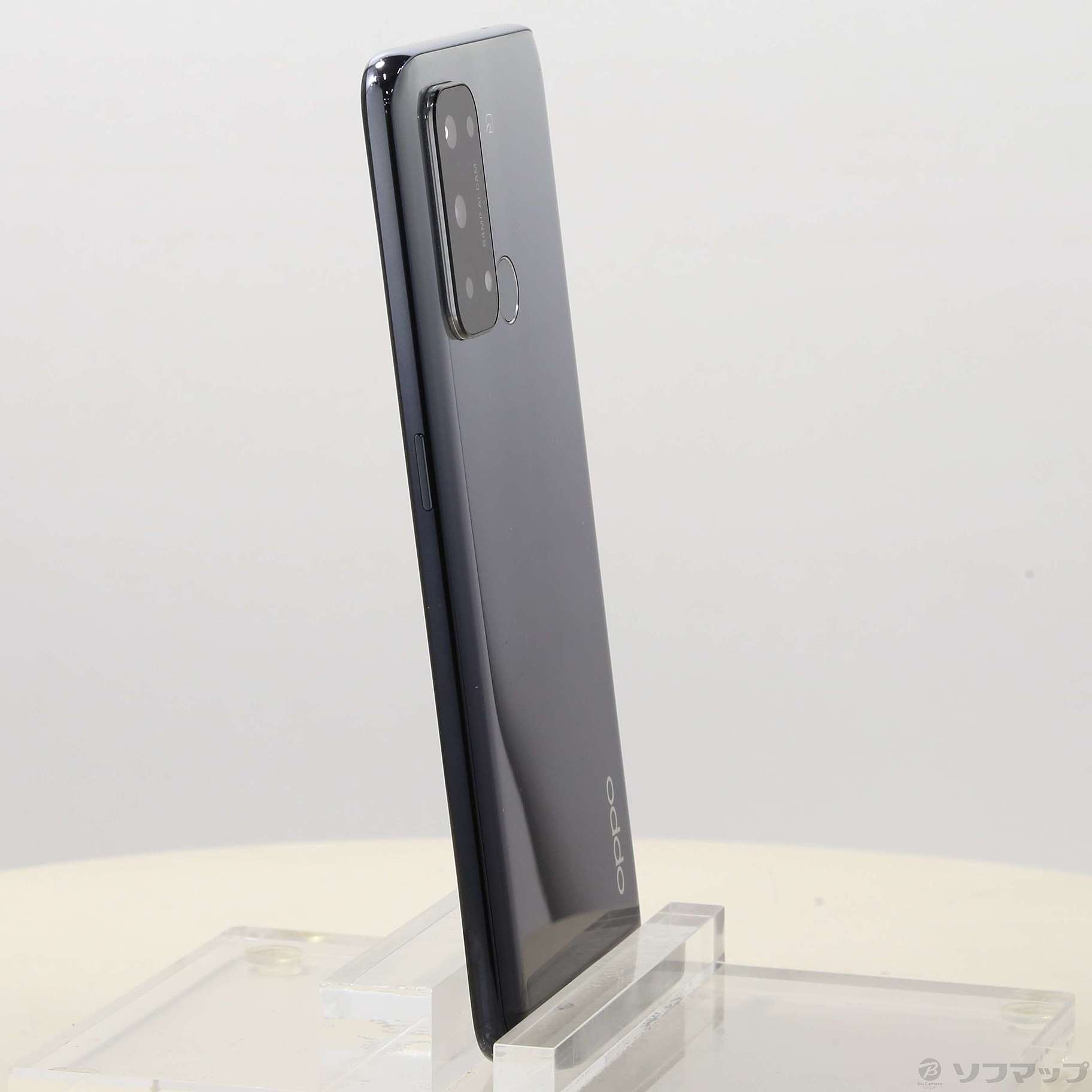 中古】OPPO Reno5 A 128GB シルバーブラック A101OP Y!mobile