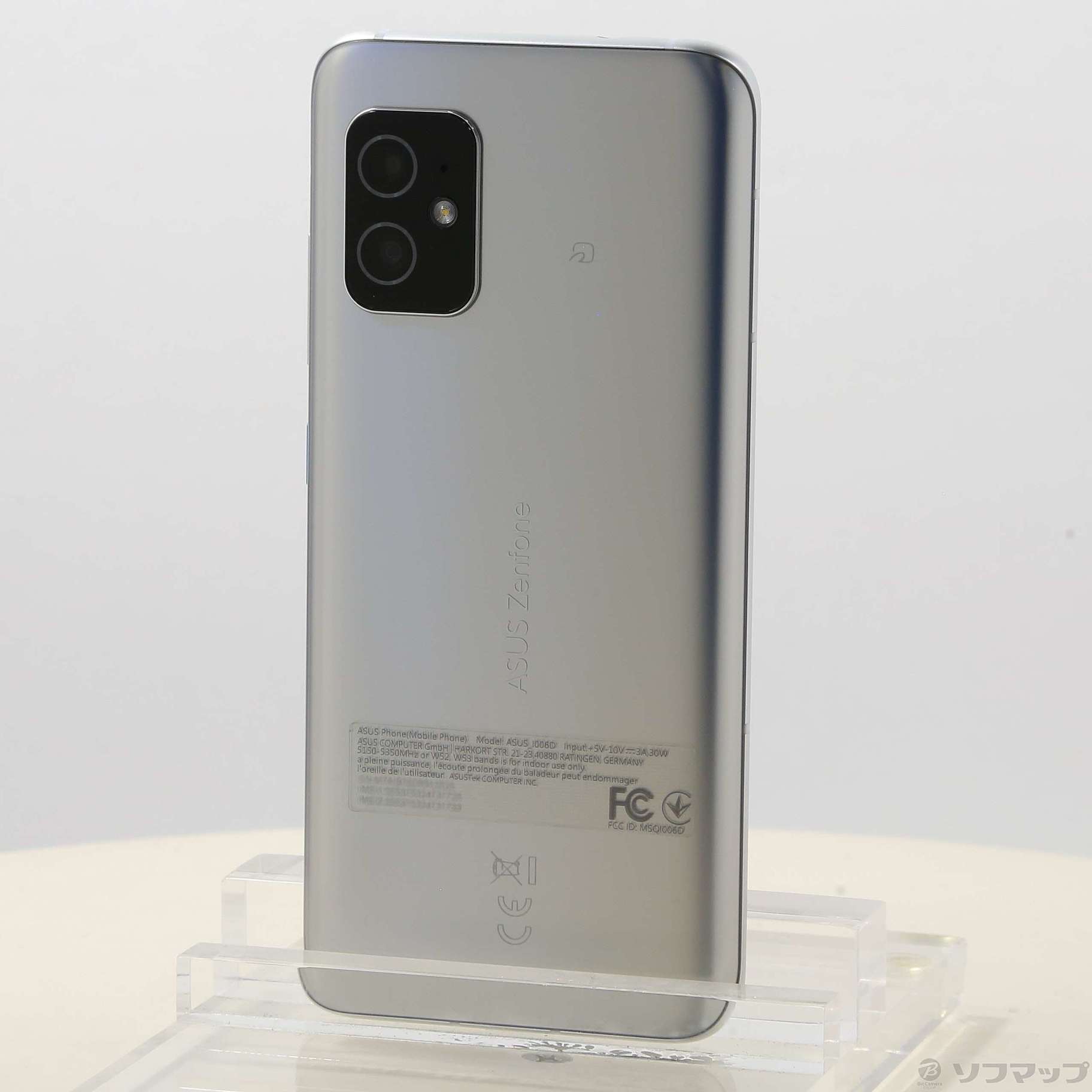 中古】Zenfone 8 128GB ホライゾンシルバー ZS590KS-BK128S8 SIMフリー ...