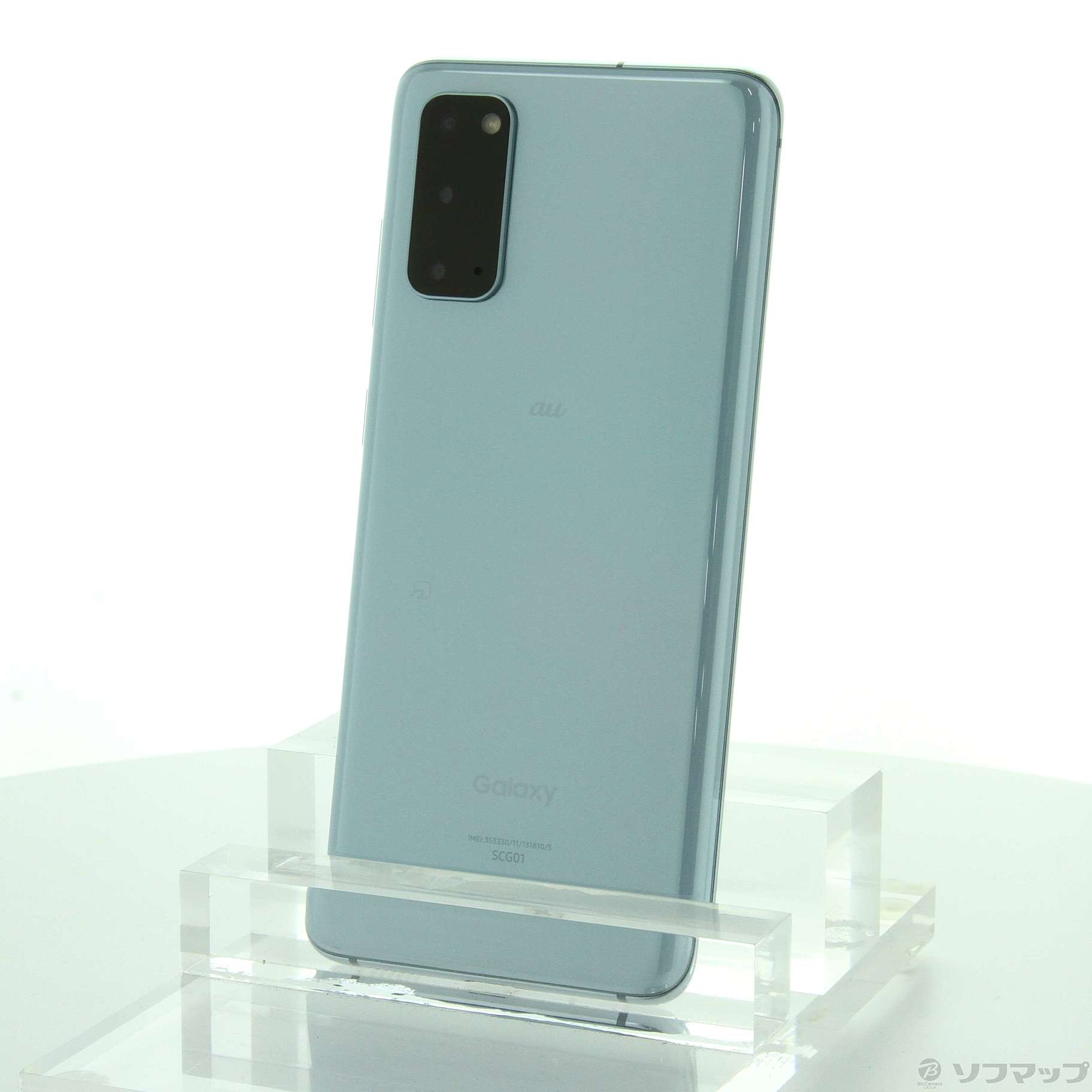 OS12 128G 5G 液晶綺麗Galaxy S20 SCG01 SIMフリーバッテリー良好