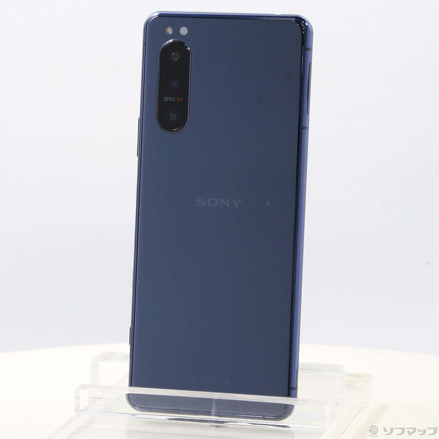 中古】【安心保証】 Xperia 5 II SOG02[128GB] au ブルー スマートフォン本体