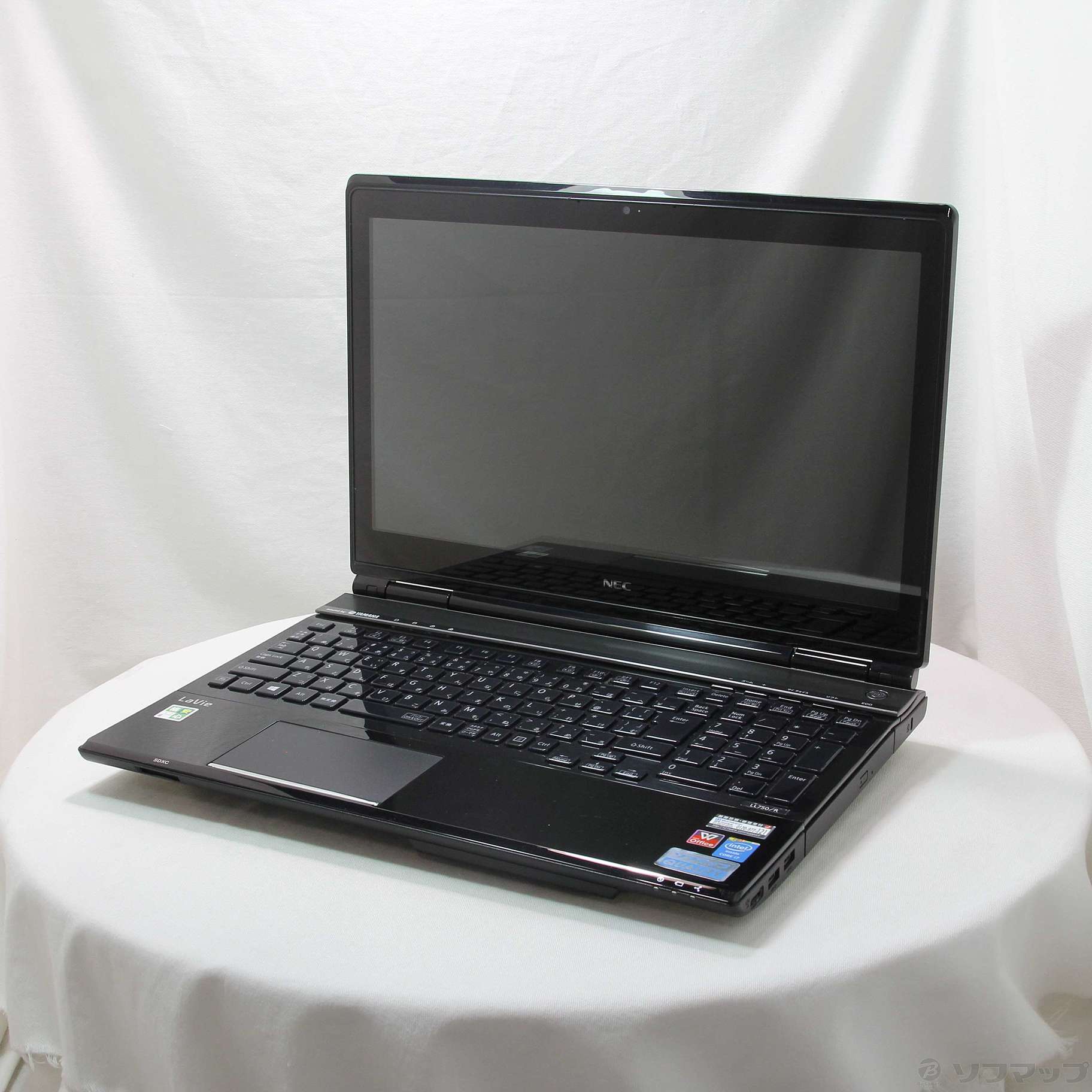 格安安心パソコン LaVie L PC-LL750RSB クリスタルブラック