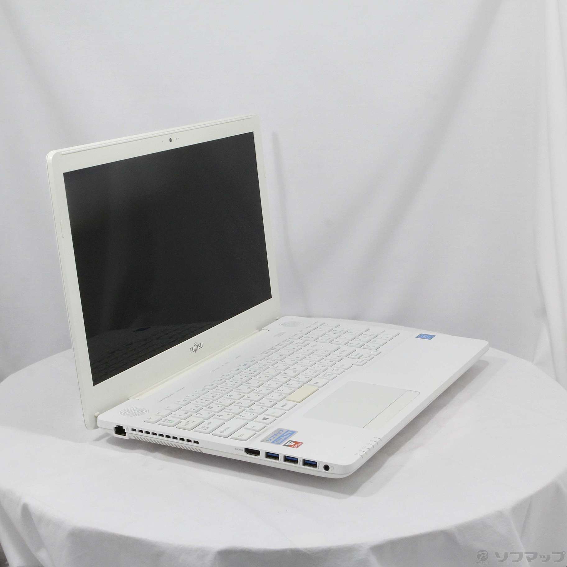 格安安心パソコン LIFEBOOK AH42／A3 FMVA42A3W プレミアムホワイト 〔Windows 10〕