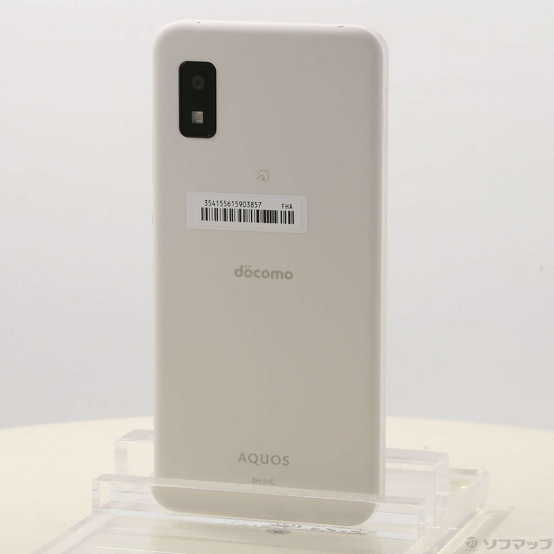 中古】AQUOS wish2 64GB ホワイト SH-51C docomoロック解除SIMフリー