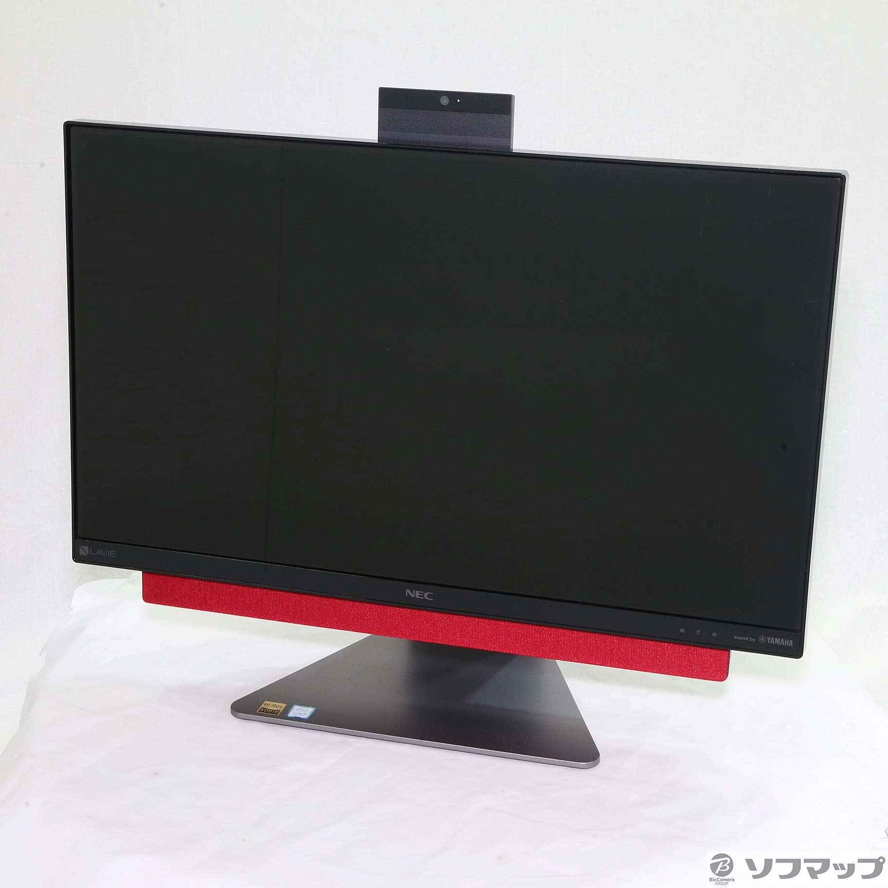 中古】LAVIE Desk All-in-one PC-DA770KAR-J メタルレッド 〔NEC