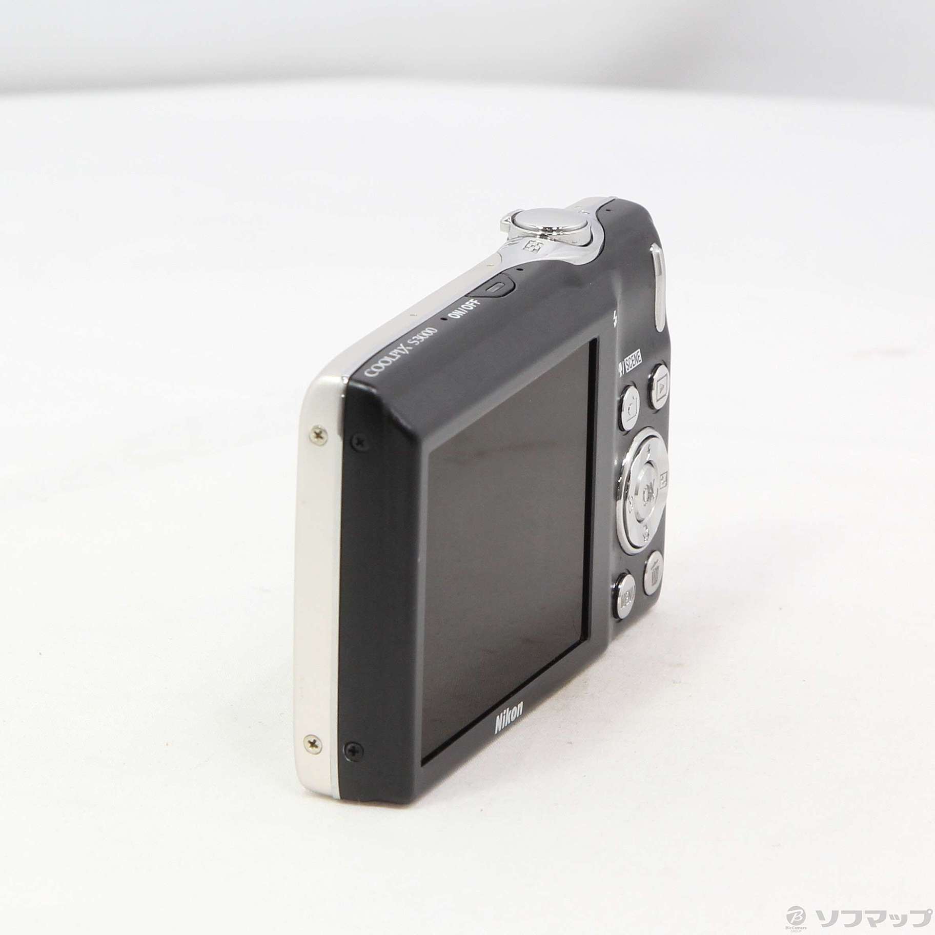 中古】COOLPIX S3000 (1200万画素／4倍ズーム／SDHC／ピュアシルバー 