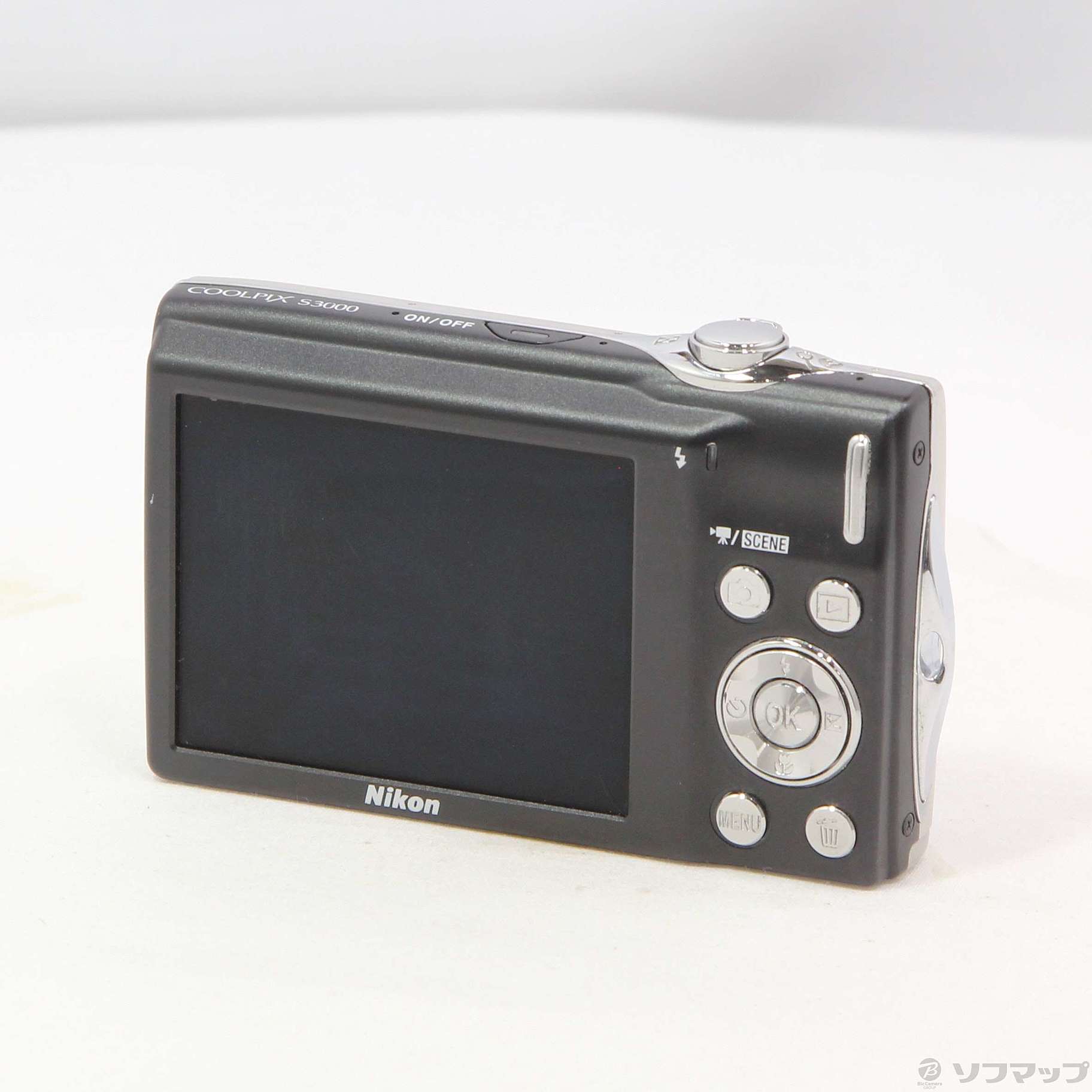 中古】COOLPIX S3000 (1200万画素／4倍ズーム／SDHC／ピュアシルバー