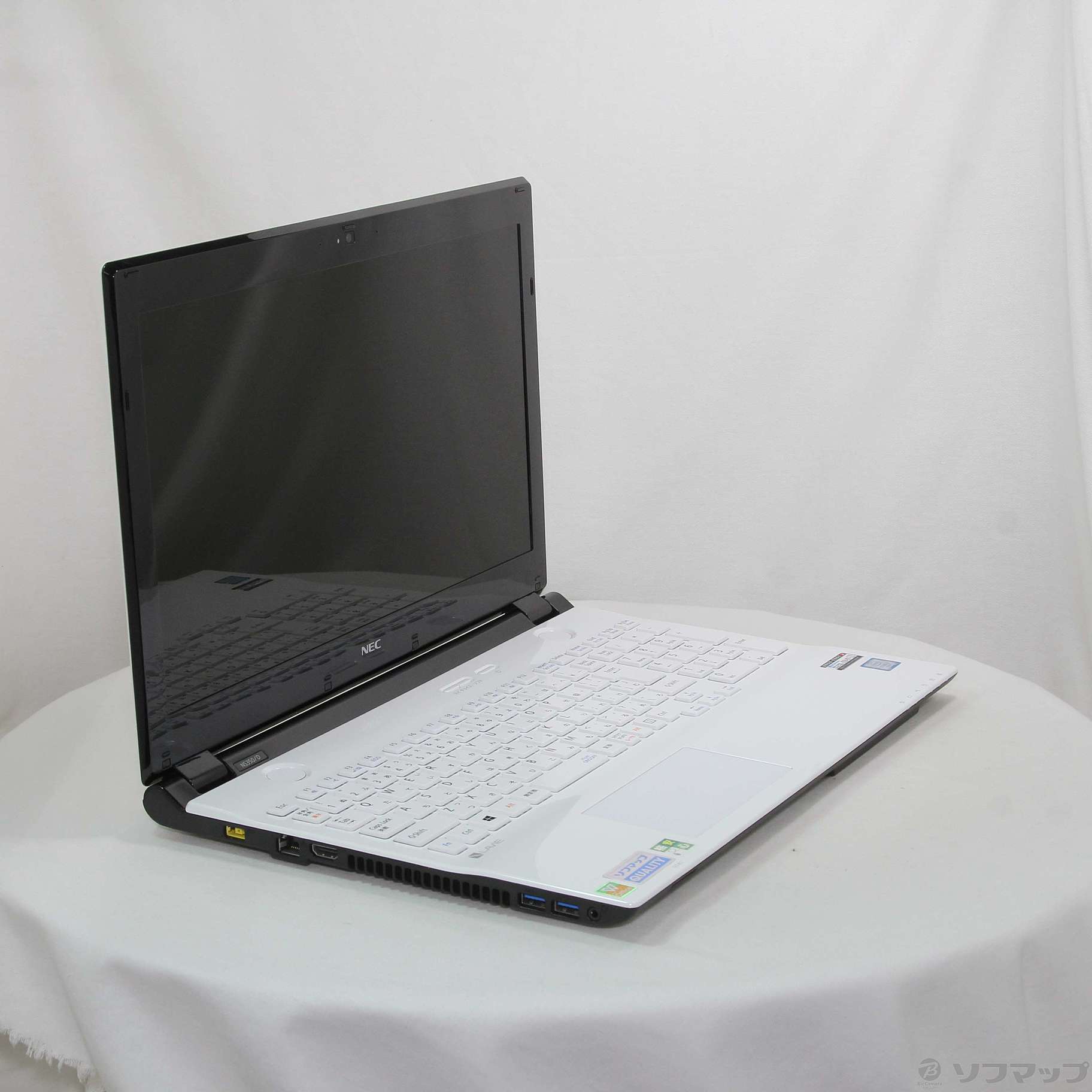 格安安心パソコン LaVie Note Standard NS350／DAW PC-NS350DAW クリスタルホワイト 〔Windows 10〕