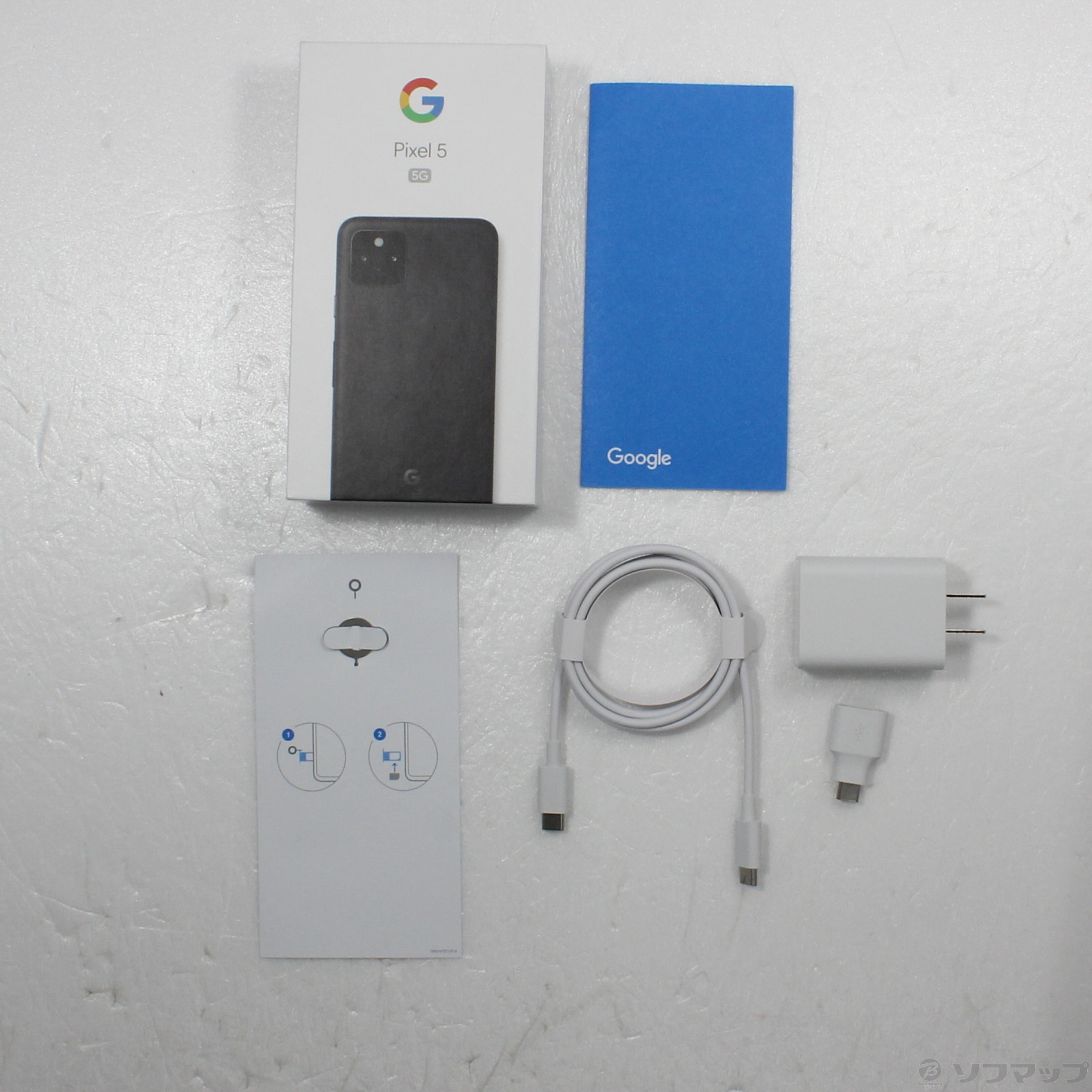 中古】Google Pixel 5 128GB ジャストブラック GA01316 auロック解除