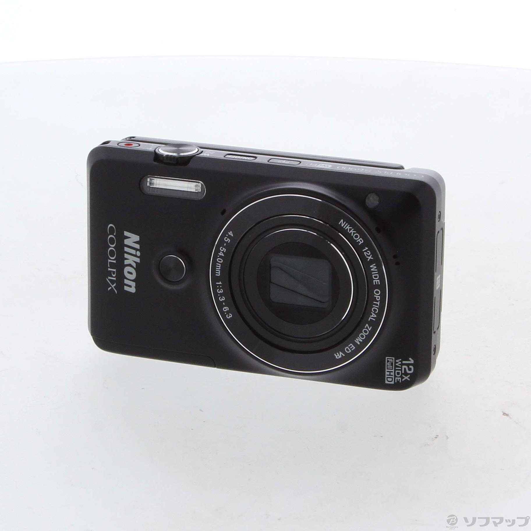 COOLPIX S6900 BK (1602万画素／12倍／リッチブラック／SDXC)