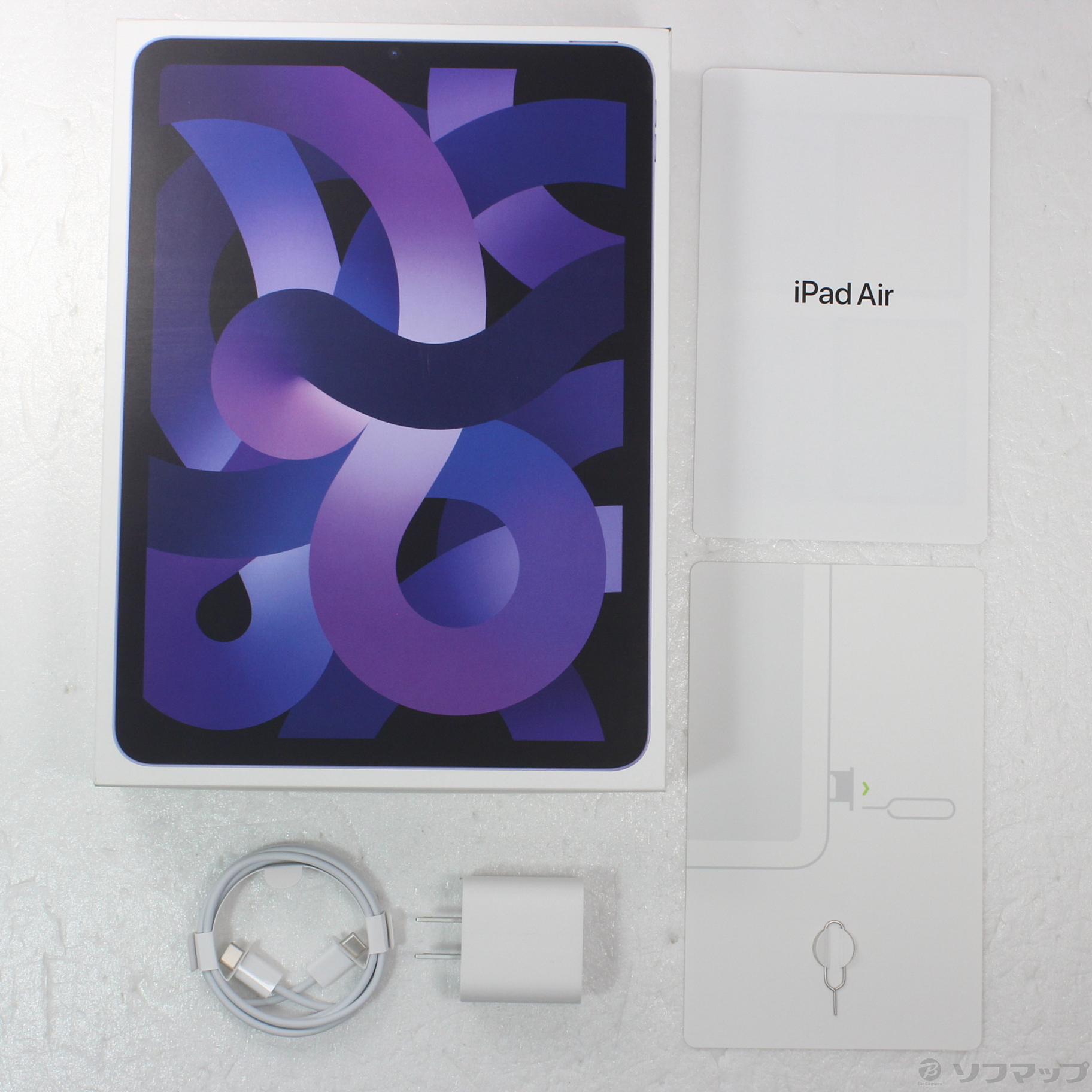 中古】iPad Air 第5世代 64GB パープル MME93J／A SIMフリー