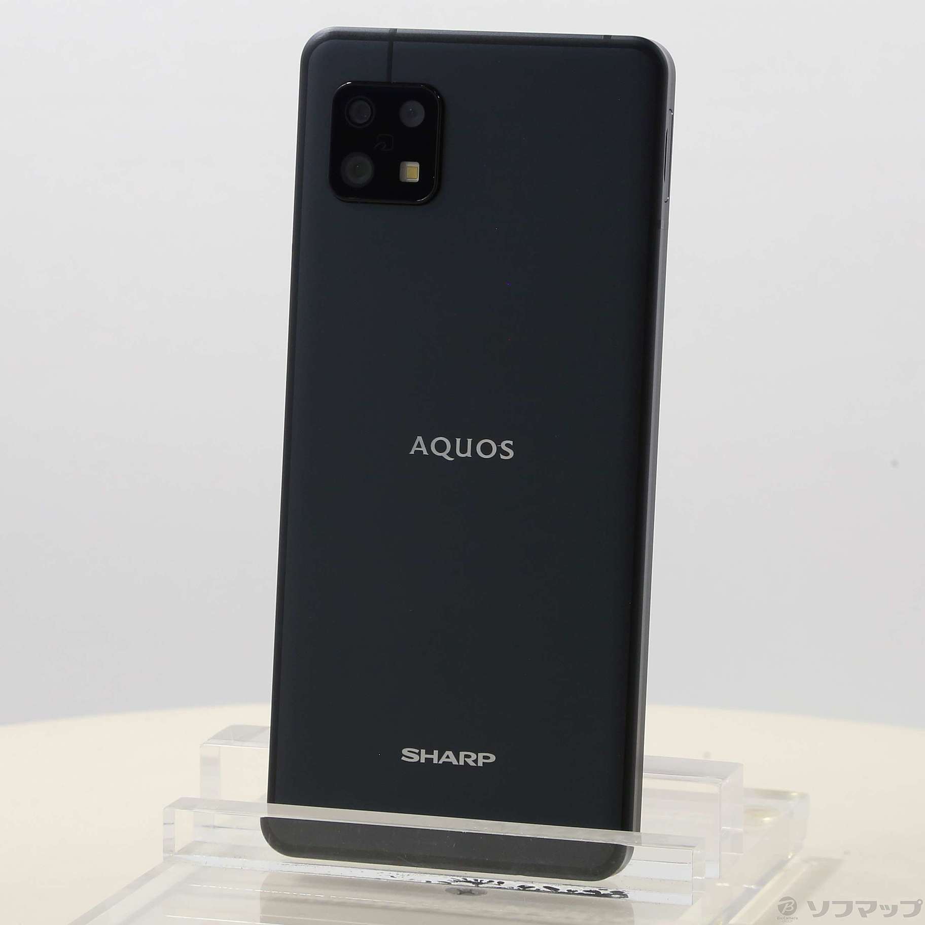 中古】AQUOS sense6 128GB ブラック SH-M19 SIMフリー [2133048314308