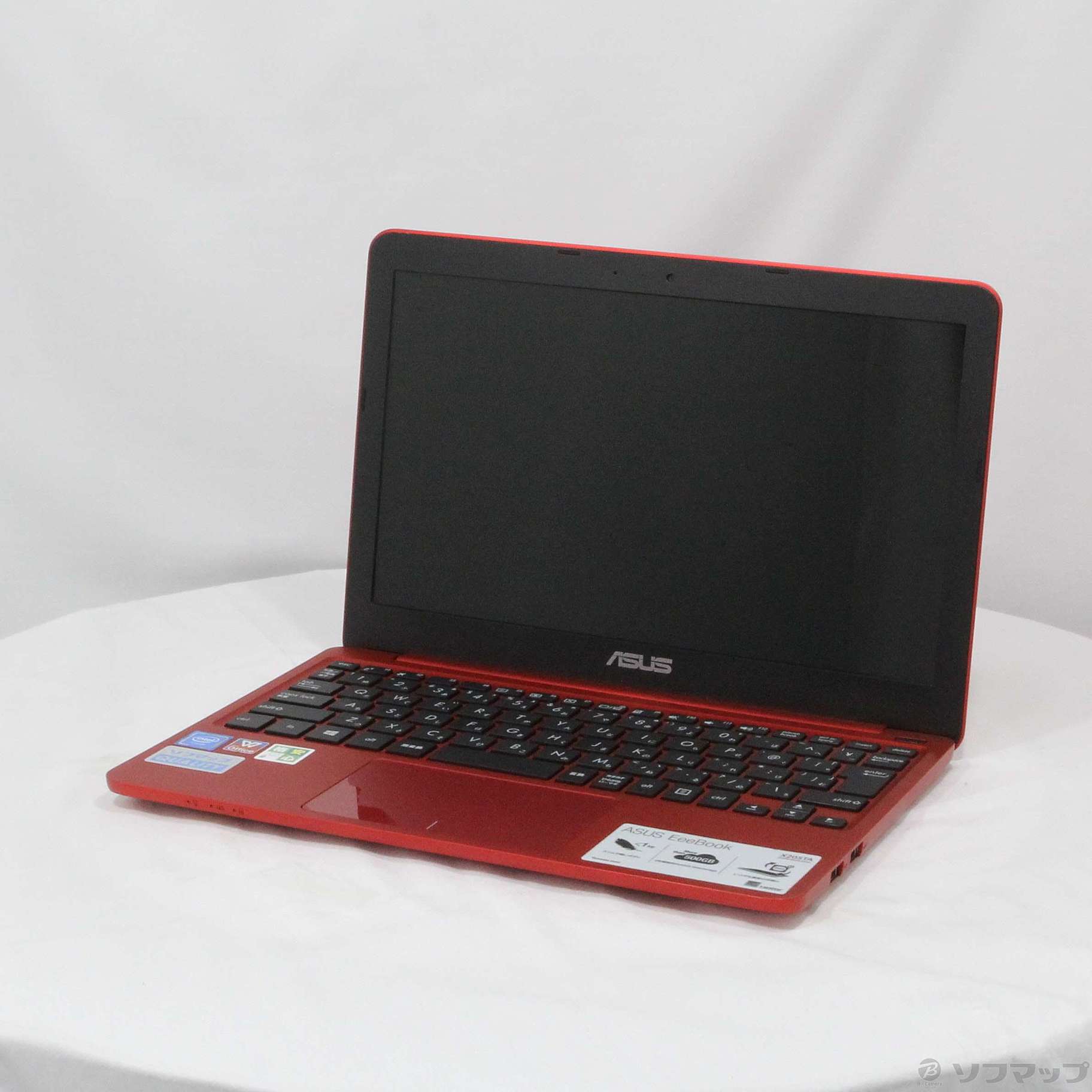 中古】格安安心パソコン EeeBook X205TA X205TA-RED10 レッド