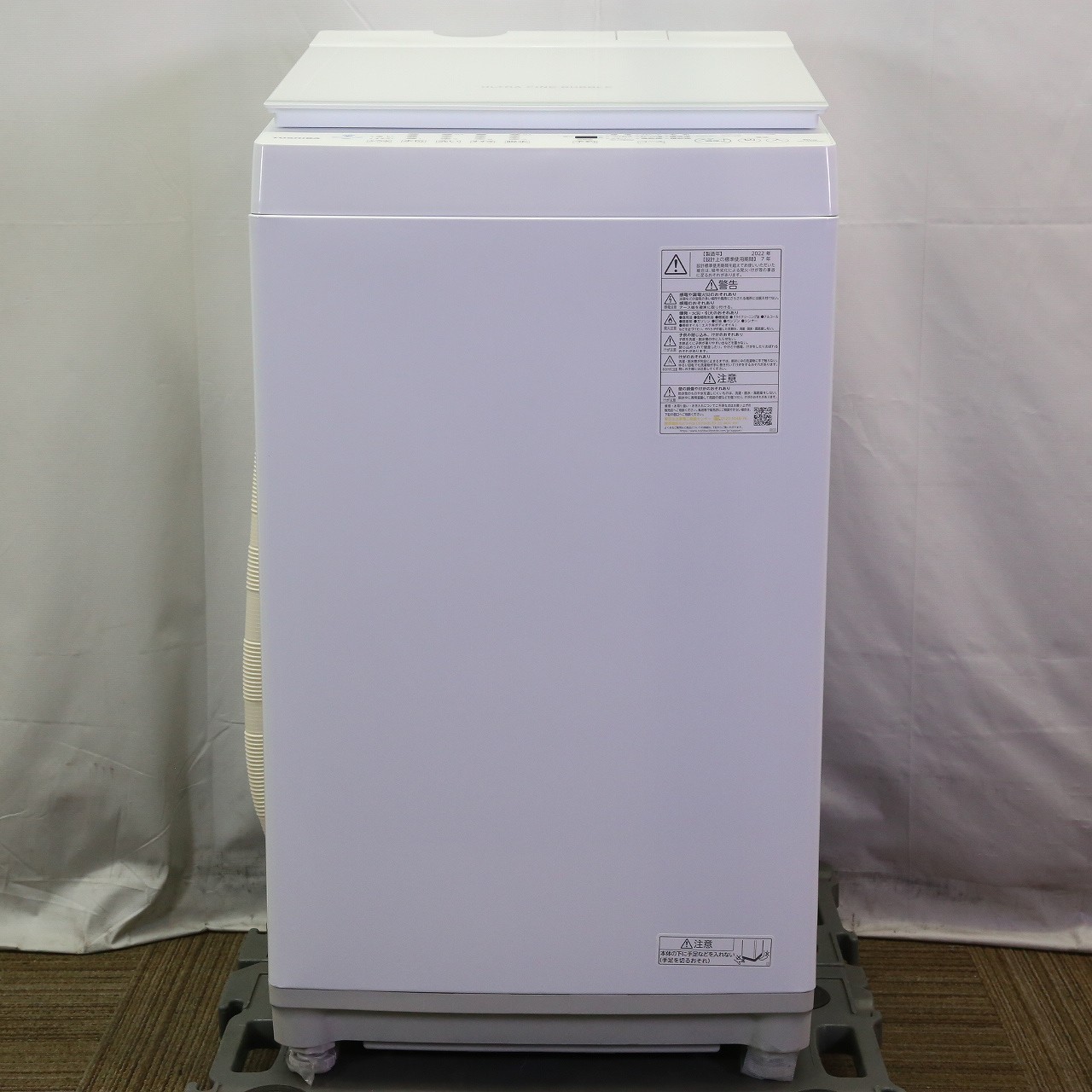 中古】〔展示品〕 全自動洗濯機 ZABOON（ザブーン） ピュアホワイト AW 