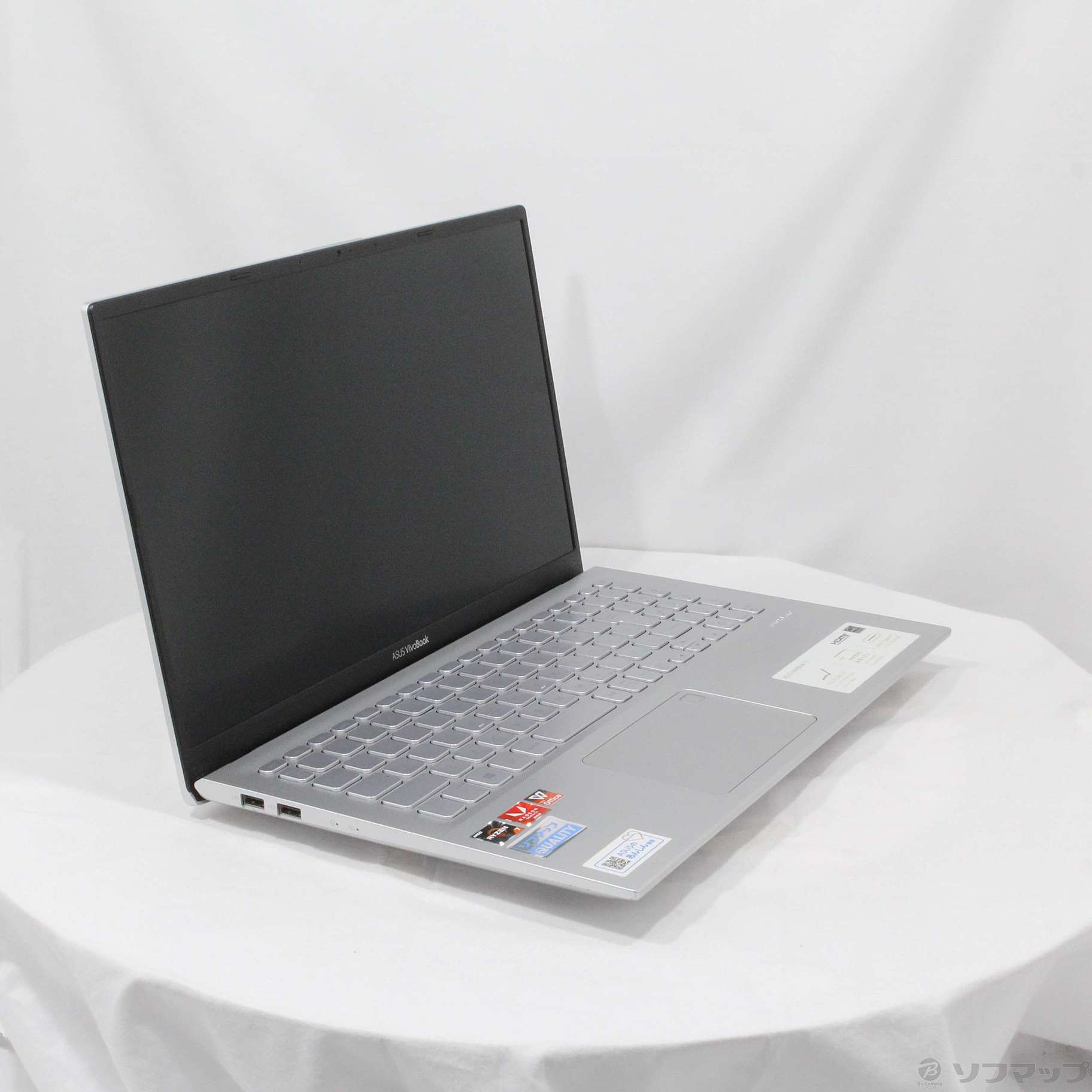 中古】VivoBook 15 X512DA X512DA-BQ1136T トランスペアレントシルバー