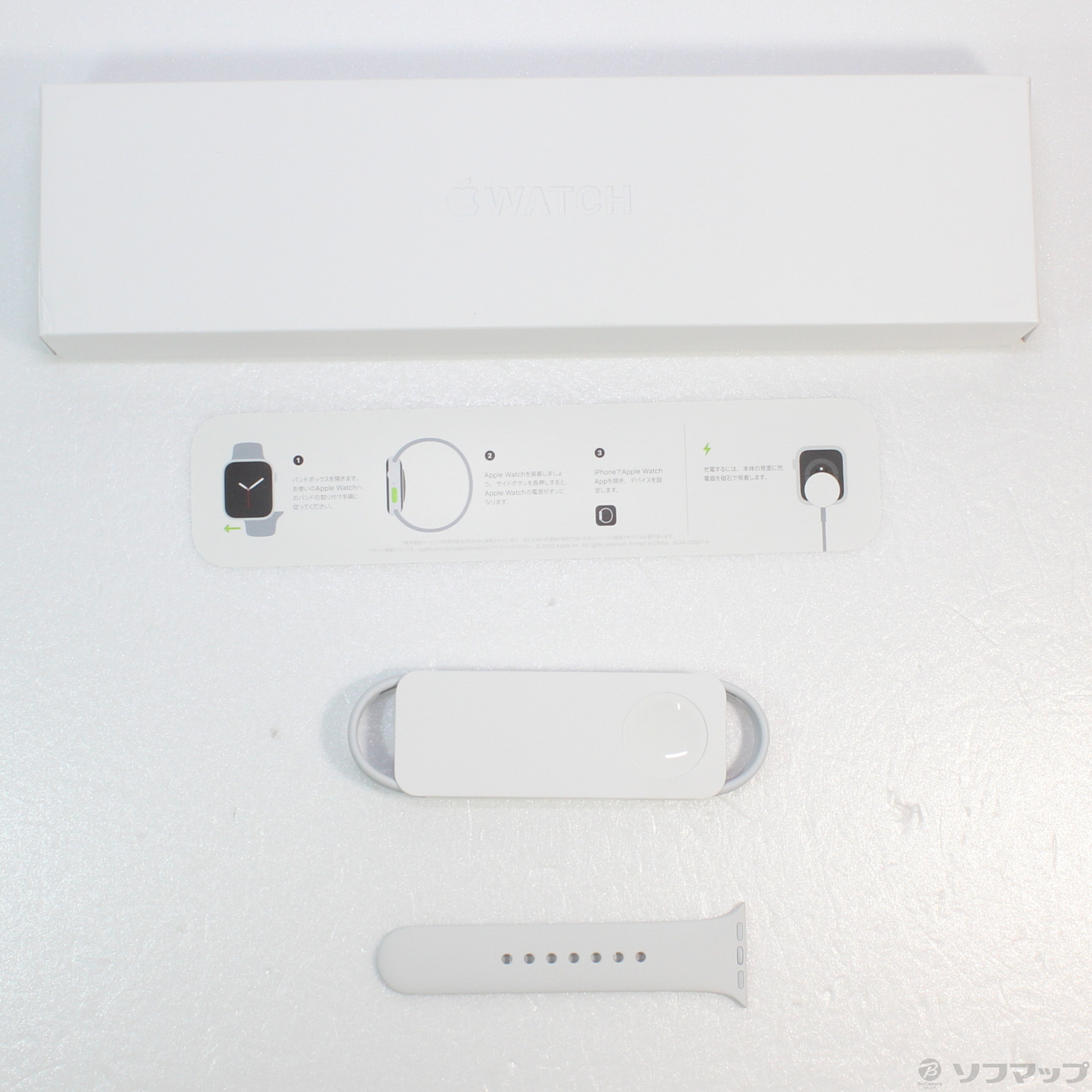 中古】〔展示品〕 Apple Watch Series 6 GPS + Cellular 40mm シルバー